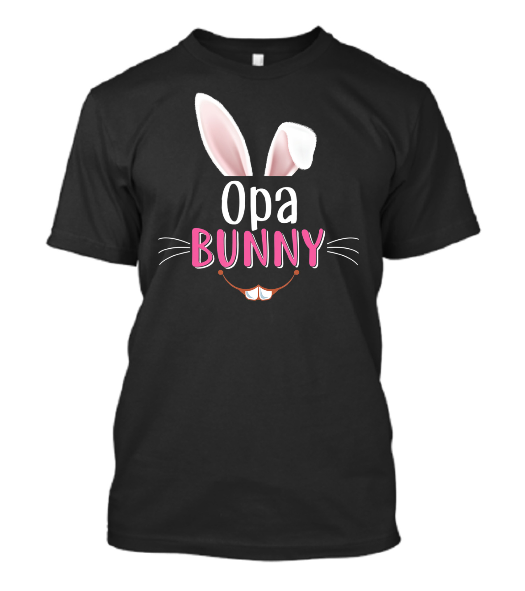 Opa Bunny Rabbit Ears Whiskers Easter T-Shirt
