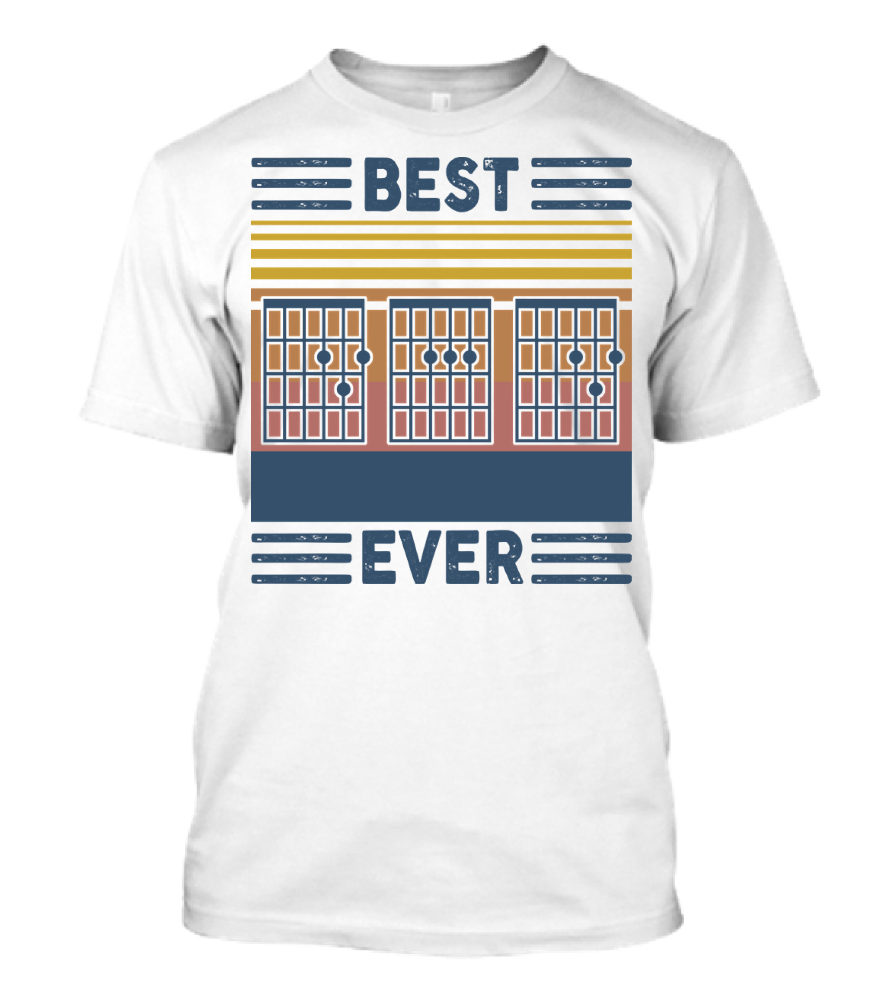 Best Chords Ever Vintage Guitar Father T-Shirt