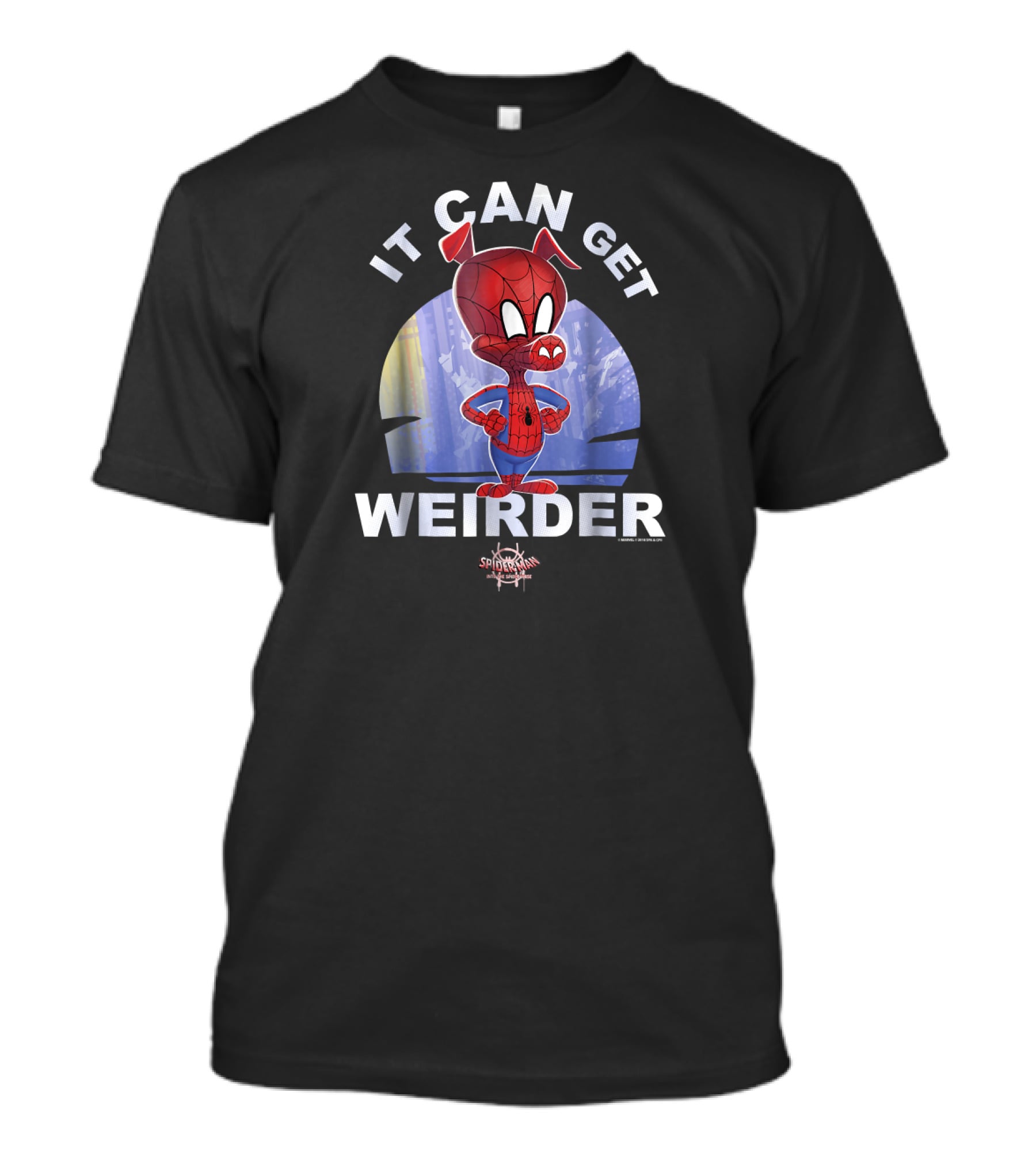 Spider Ham It Can Get Weirder Marvel Spider Man Spiderverse T-Shirt