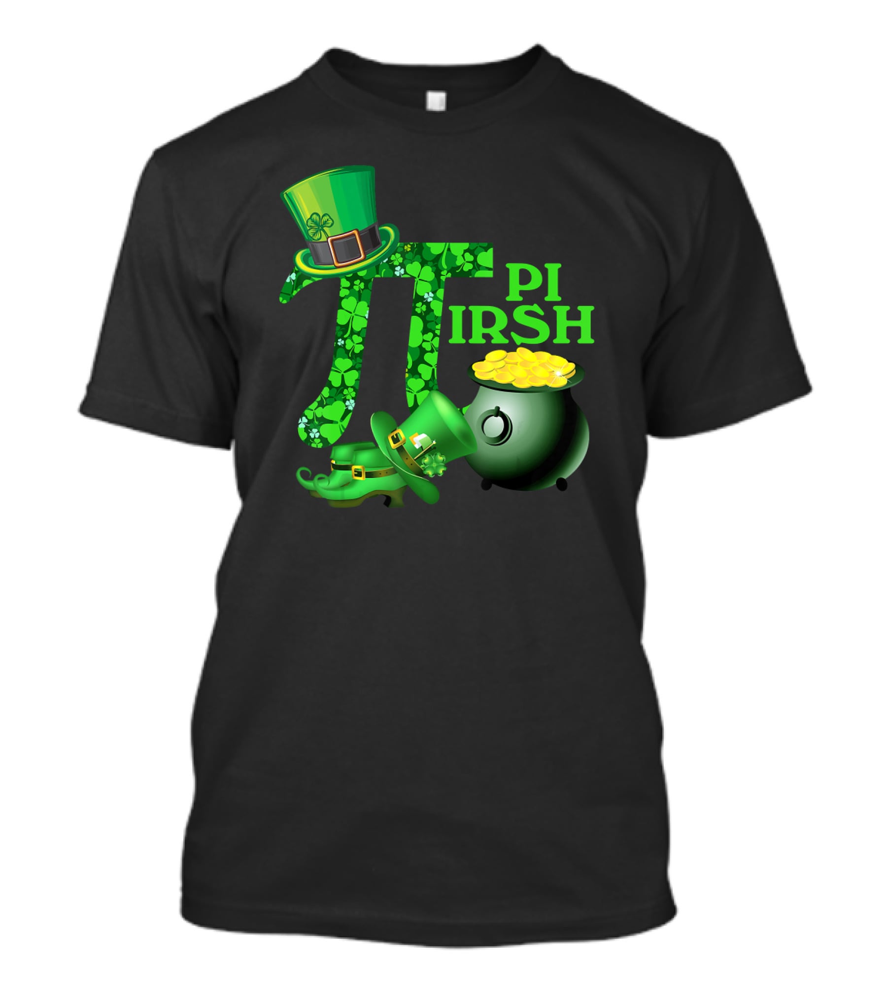 Shamrock Pi Irish Math Teacher St Patrick's Day T-Shirt