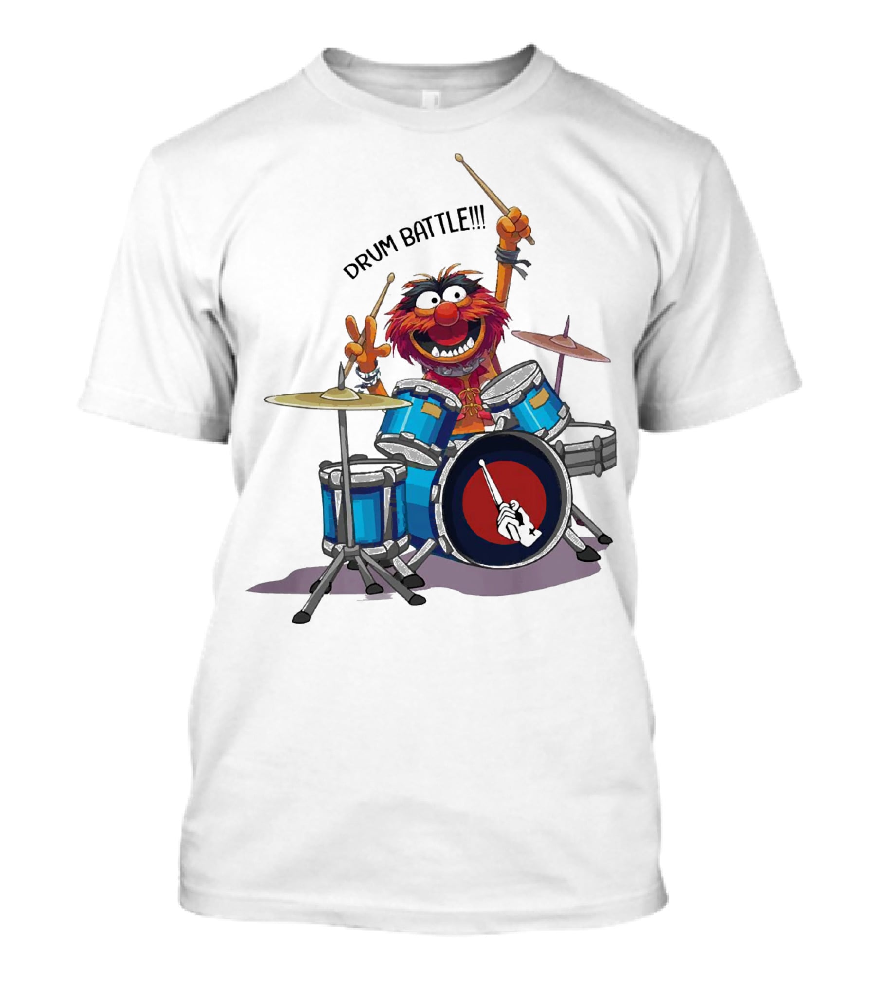 The Muppets Animal Drum Battle Iconic Drummer Scene T-Shirt