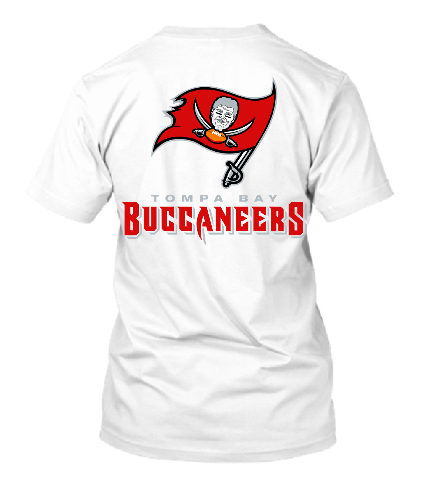 Tompa Bay Buccaneers Brady Flag NFL T-Shirt