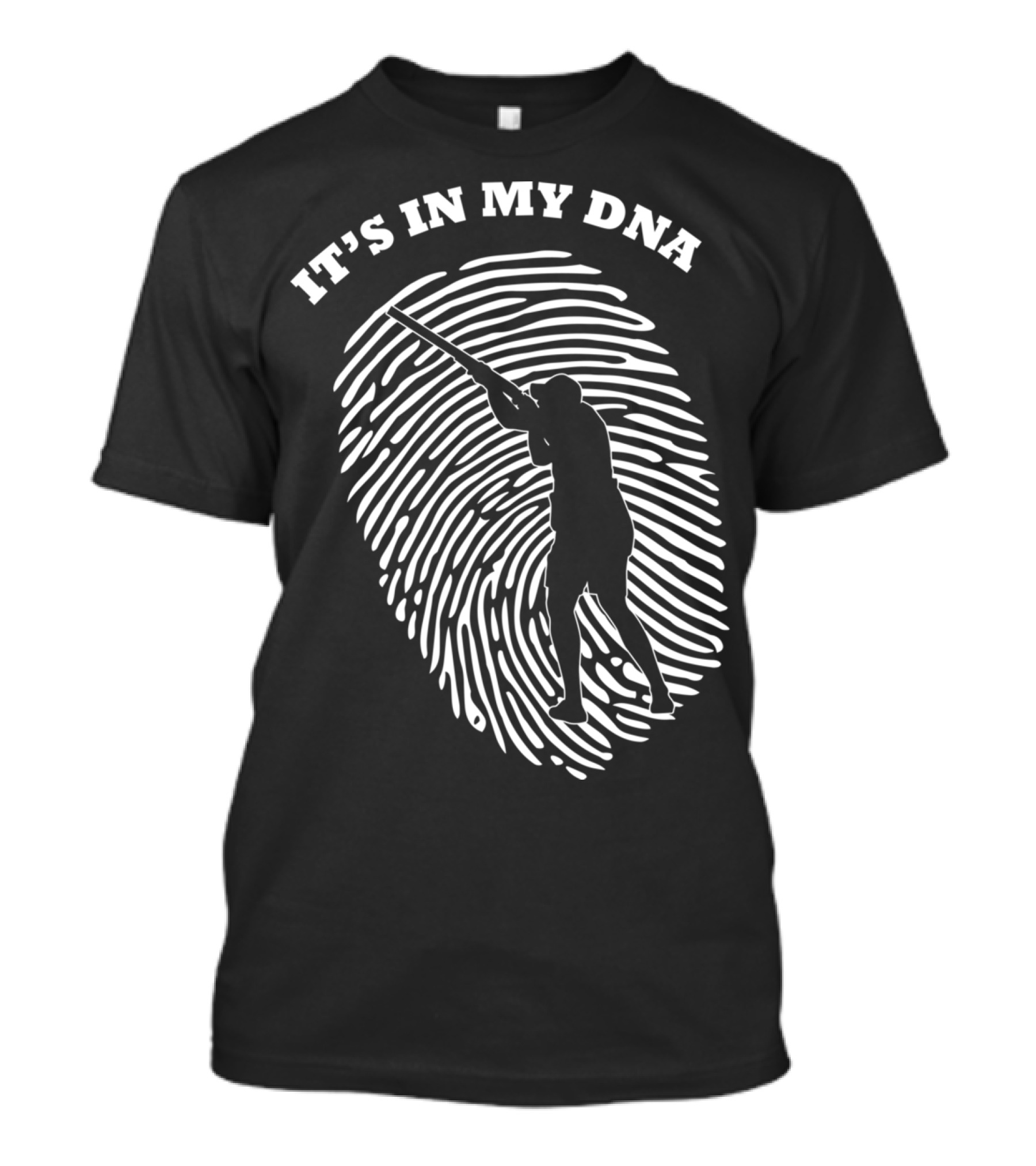 It's In My DNA Skeet Shooting Shooter Fingerprint T-Shirt