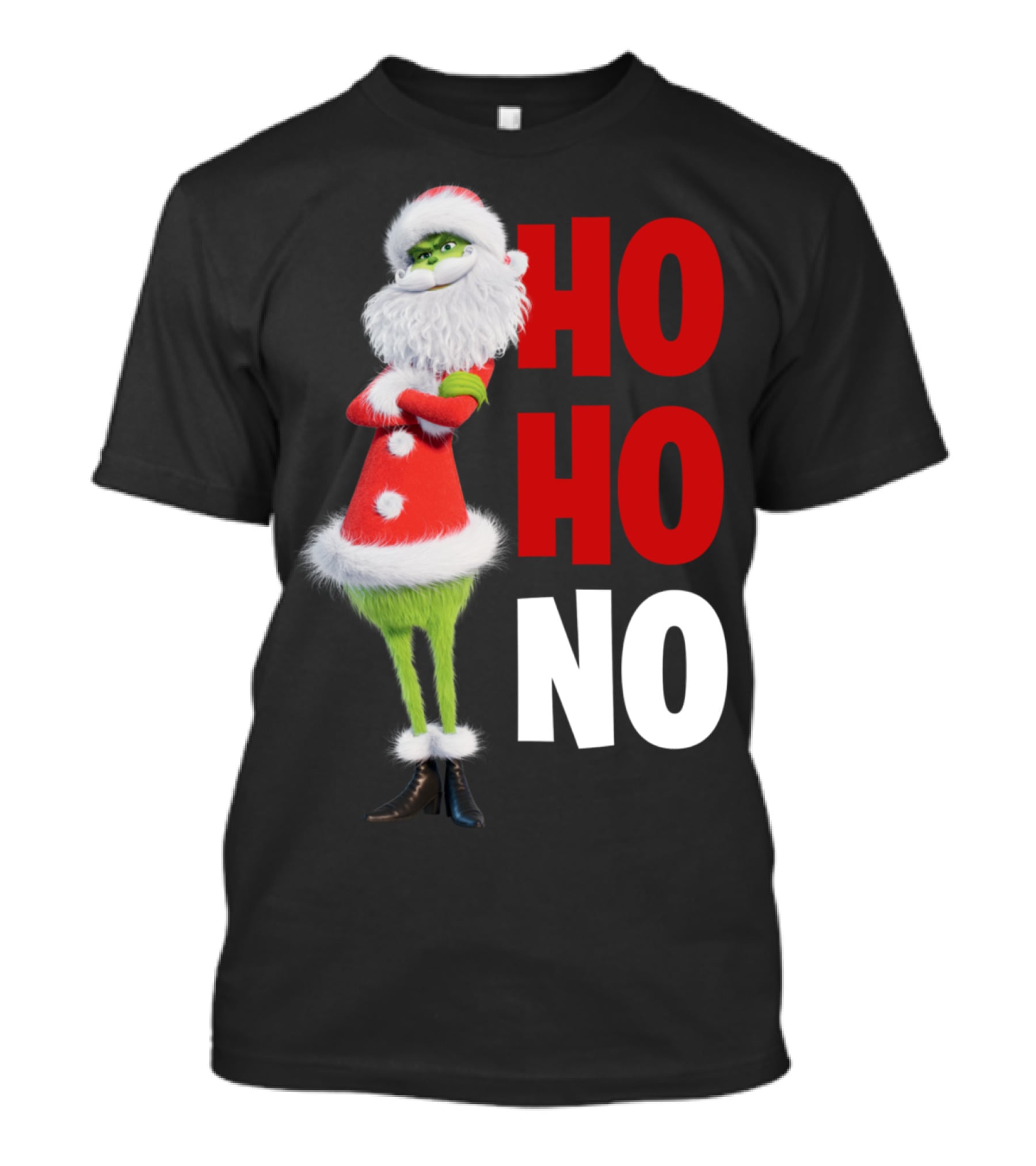 The Grinch Ho Ho No Christmas Santa Suit T-Shirt