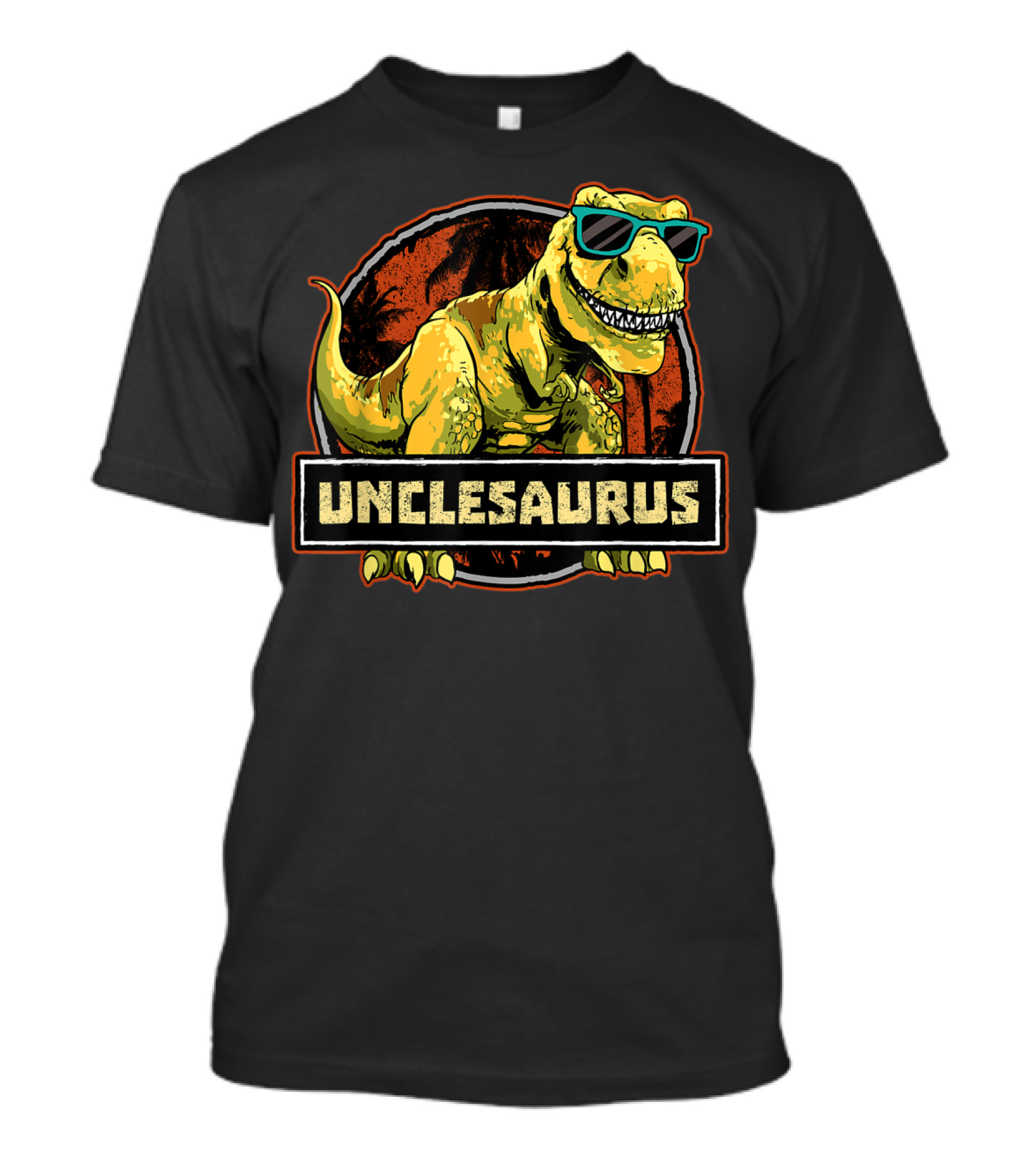 Unclesaurus Rex Dinosaur With Sunglasses T-Shirt