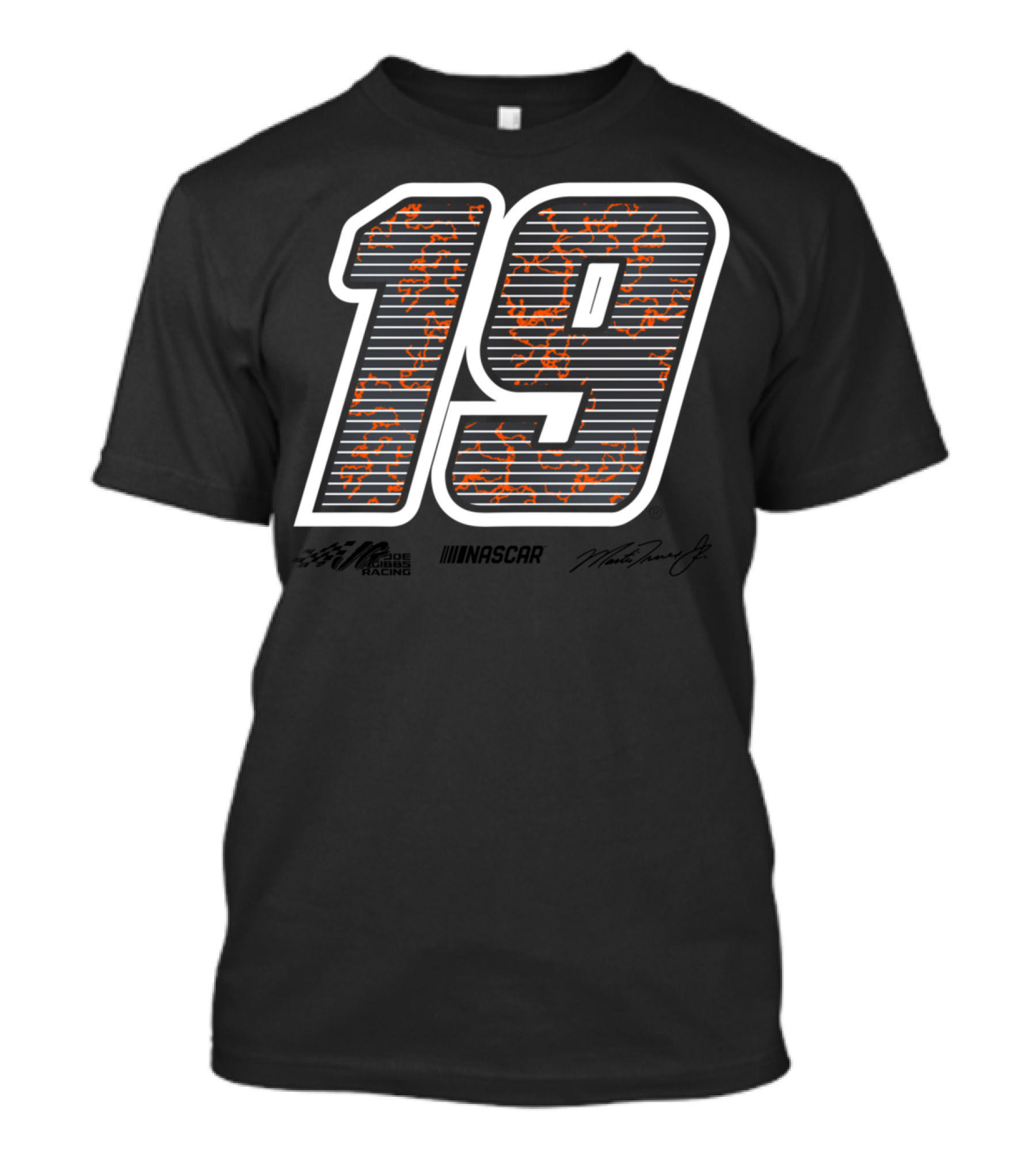 Nascar Martin Truex Jr Joe Gibbs Racing Number 19 Marble T-Shirt