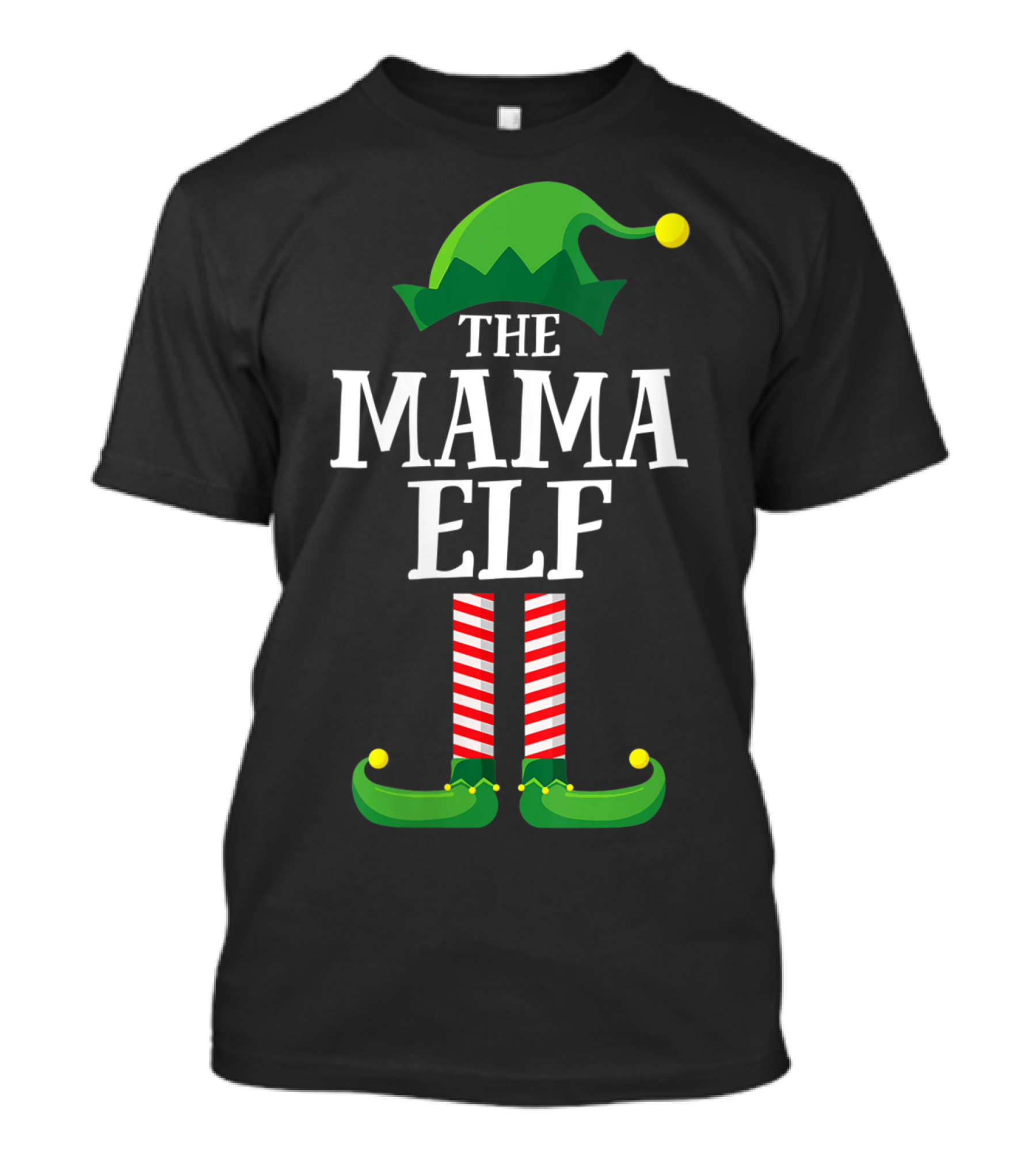 The Mama Elf Christmas Family T-Shirt