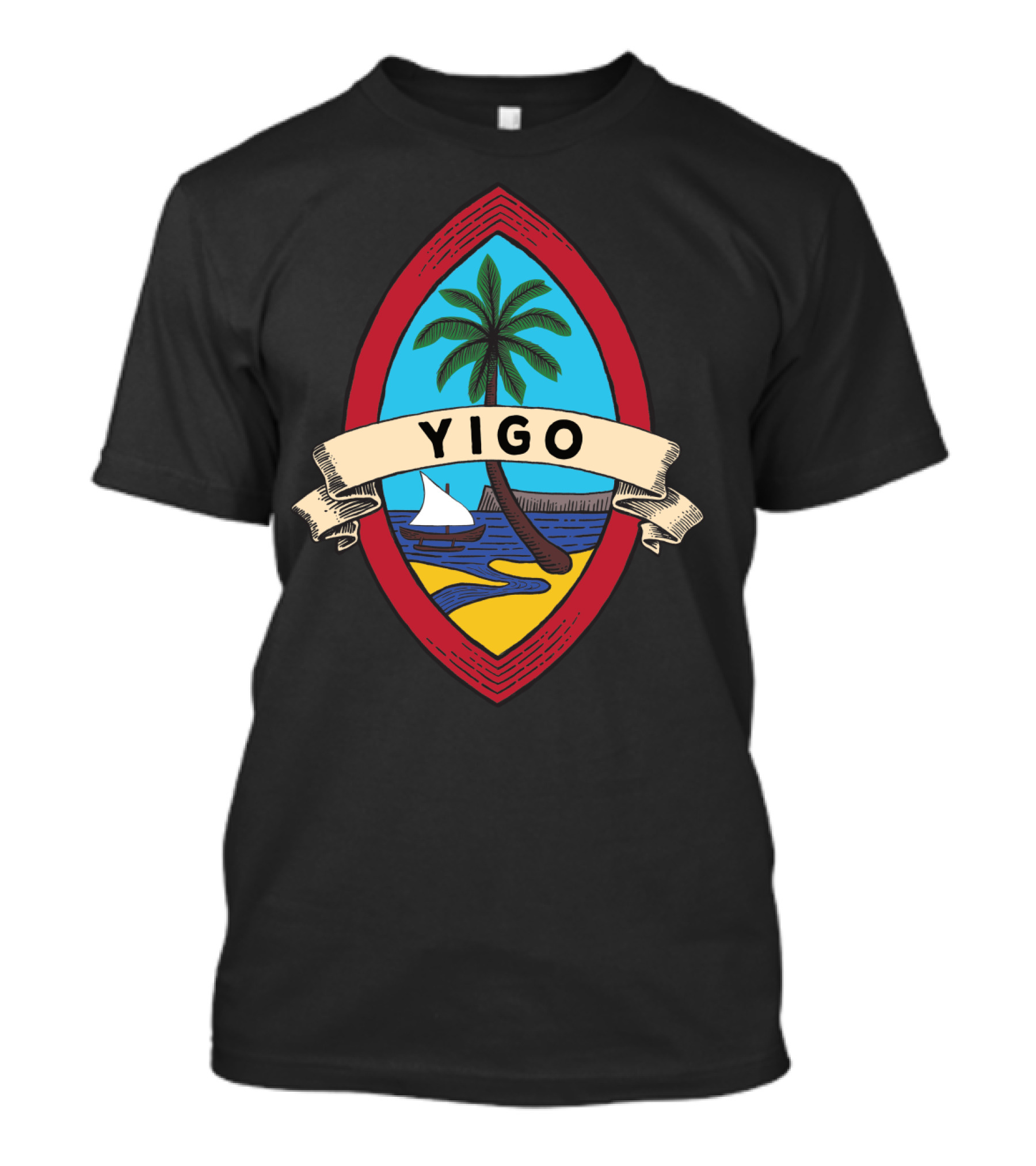 Guam Seal Yigo Palm Tree Classic T-Shirt