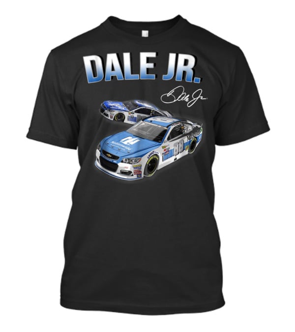 Dale Earnhardt Jr Fan For Life Nationwide Car Signature T-Shirt