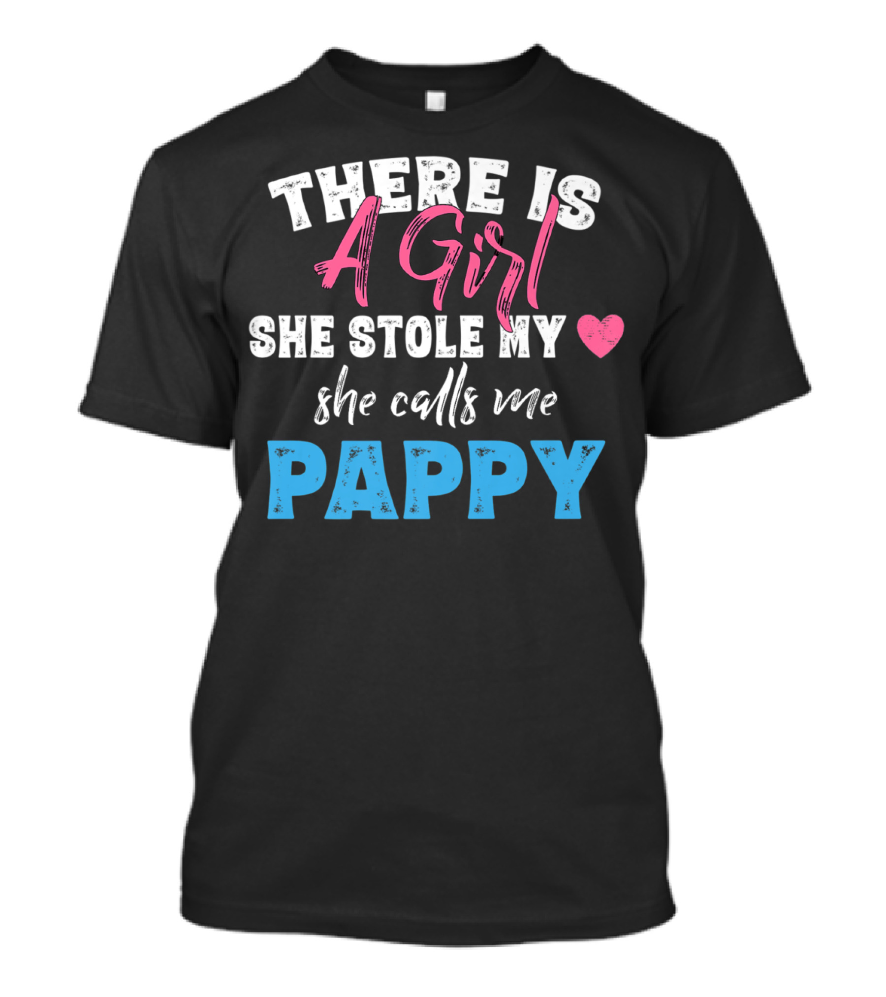 A Girl She Stole My Heart She Calls Me Pappy T-Shirt