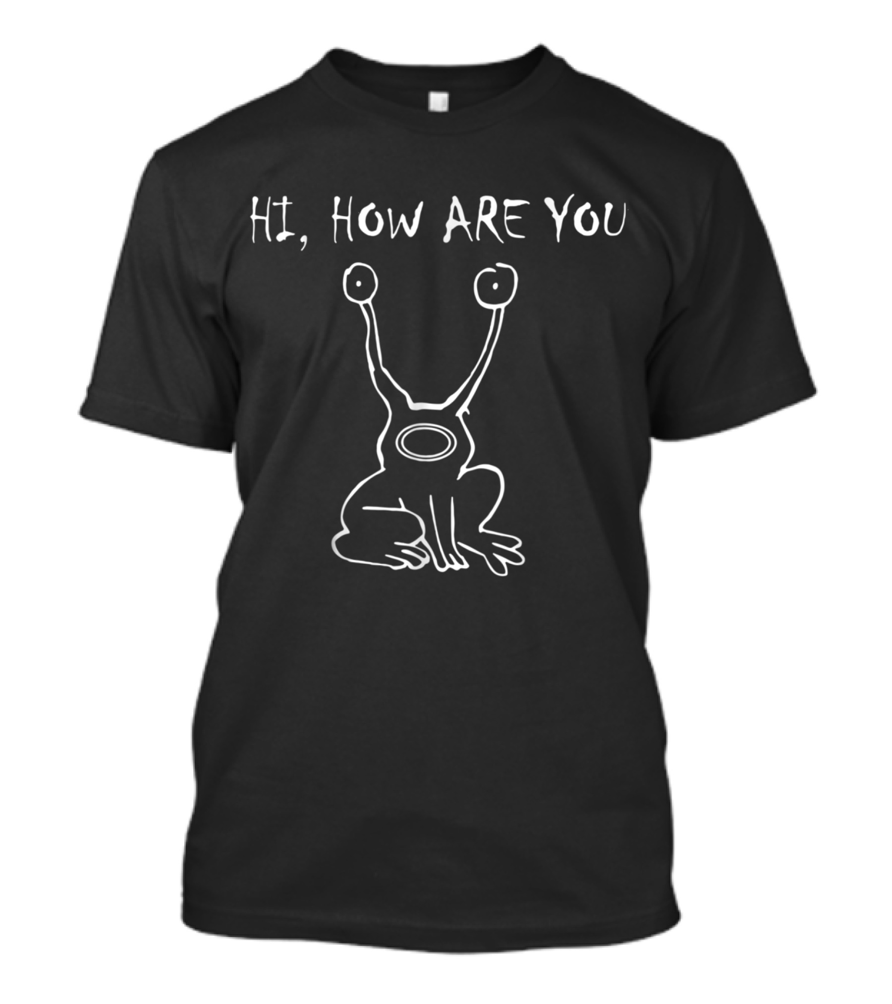 Hi How Are You Daniel Johnston Frog Iconic Image T-Shirt