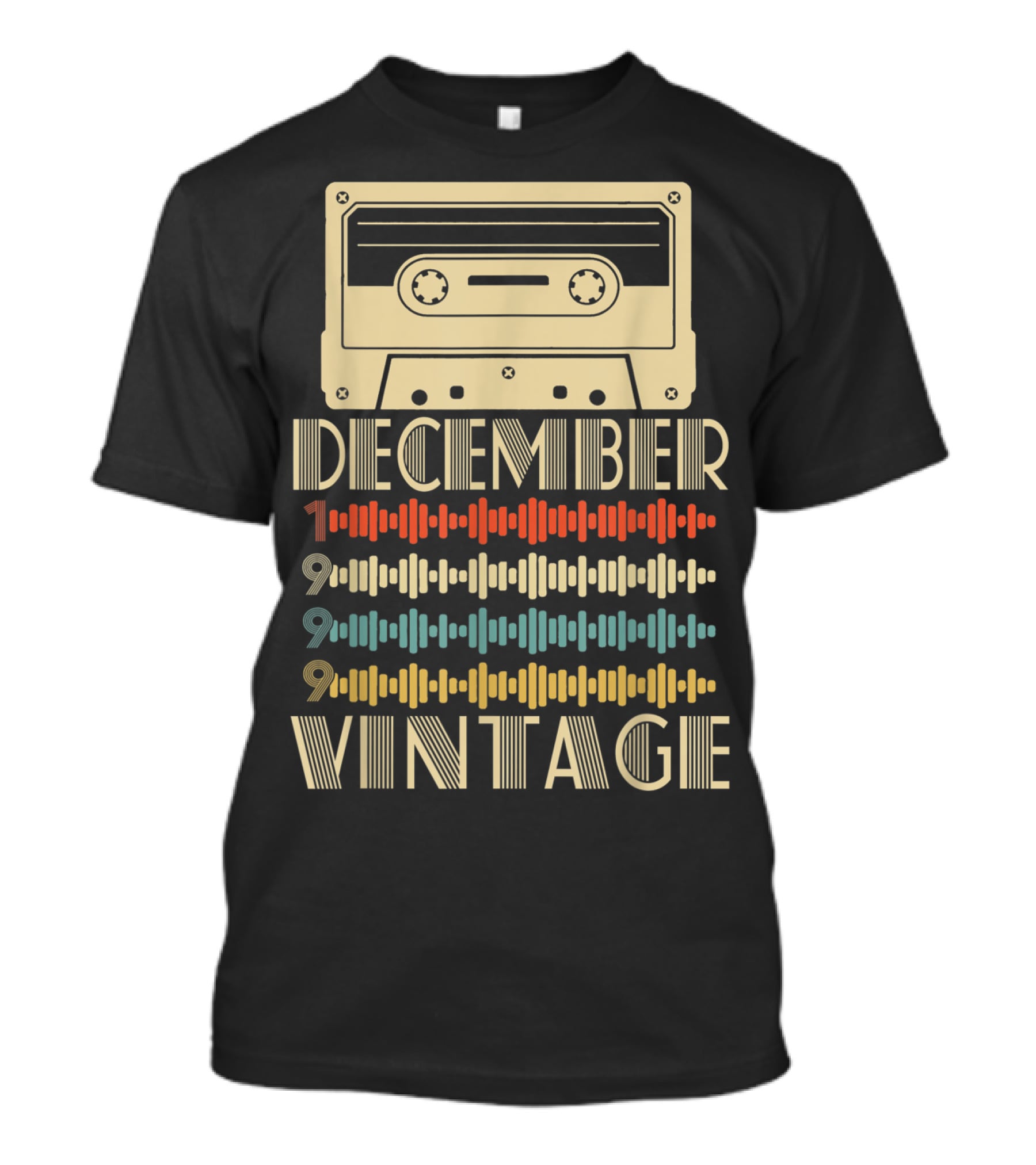 December 1999 Vintage Cassette Tape T-Shirt