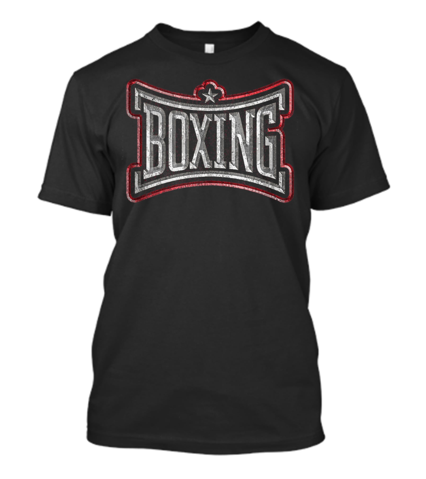 Boxing Vintage Retro Star Banner T-Shirt