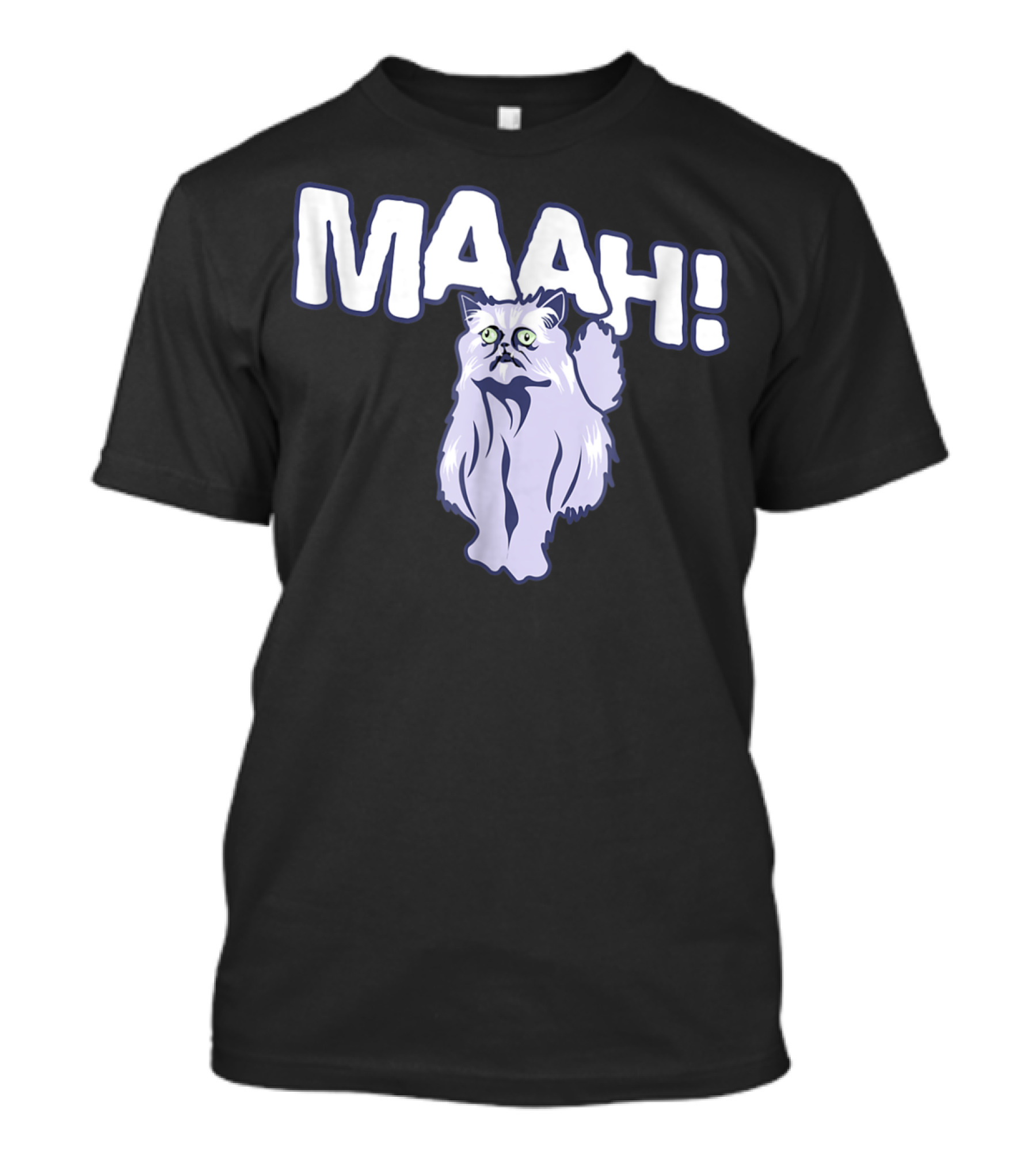Mysterious Cat Exclaiming Maah T-Shirt