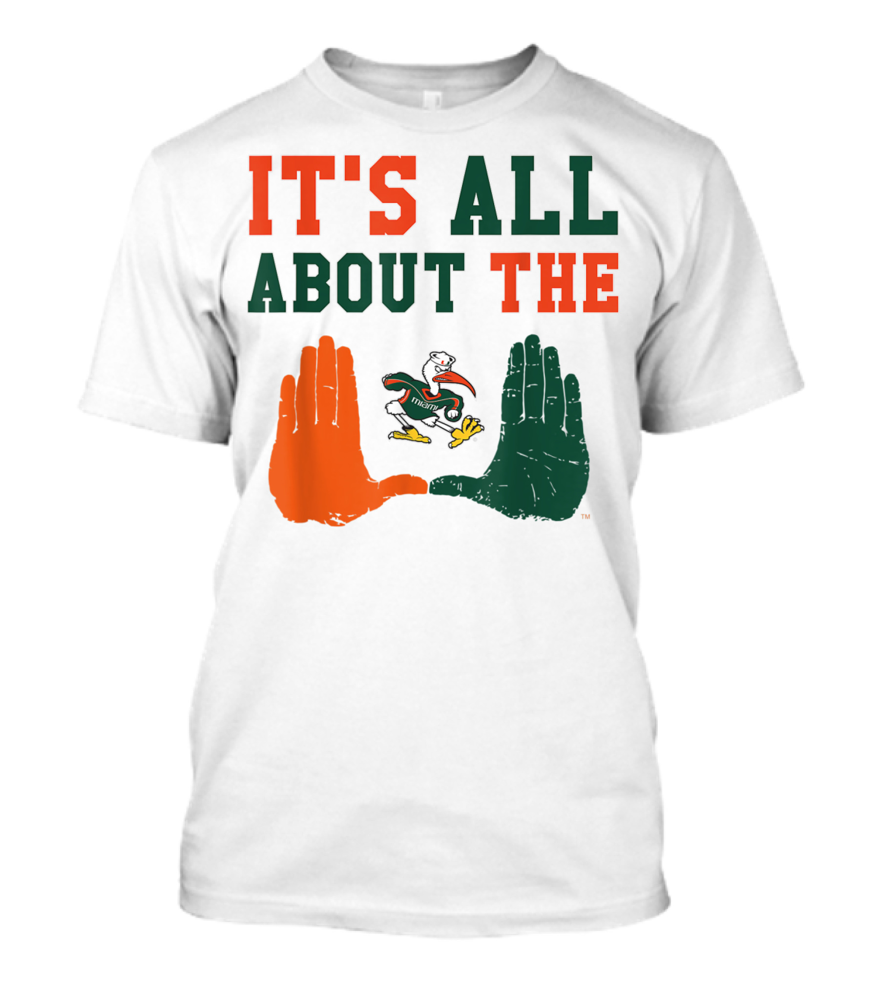 Miami Hurricanes It's All About The U Sebastian Hands T-Shirt