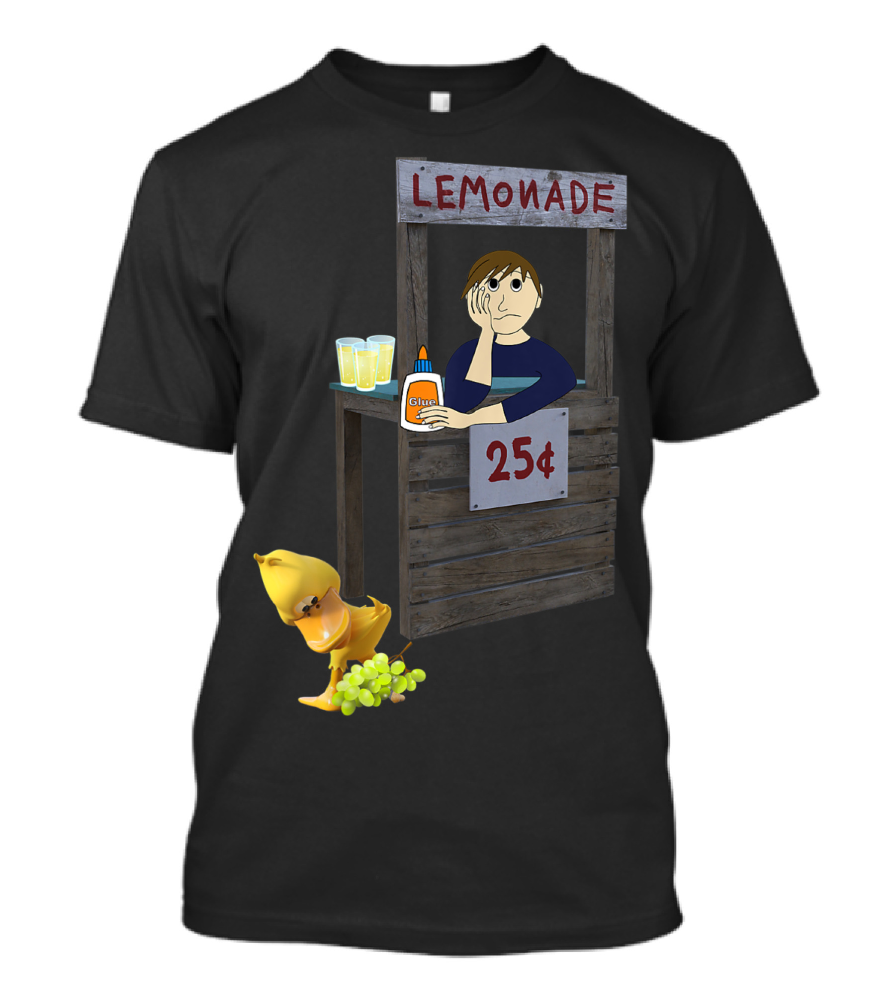 Lemonade Stand 25¢ The Duck Song Got Any Grapes T-Shirt