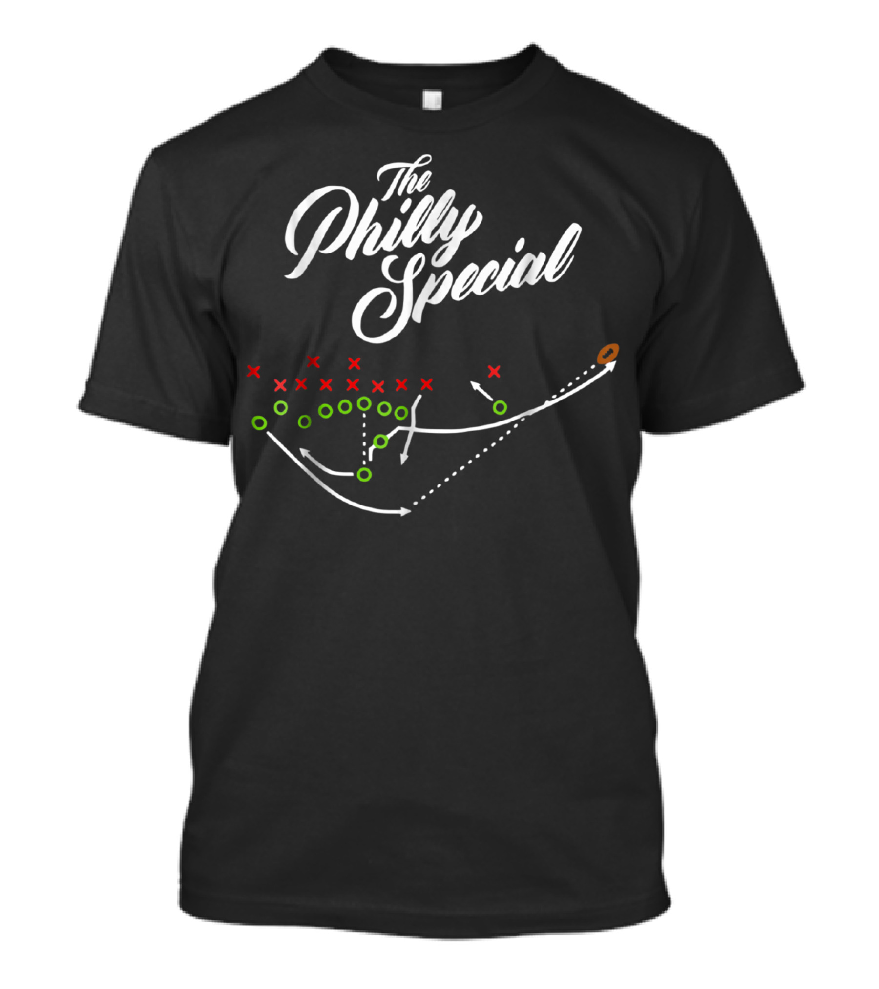 The Philly Special Iconic Football Play Diagram T-Shirt