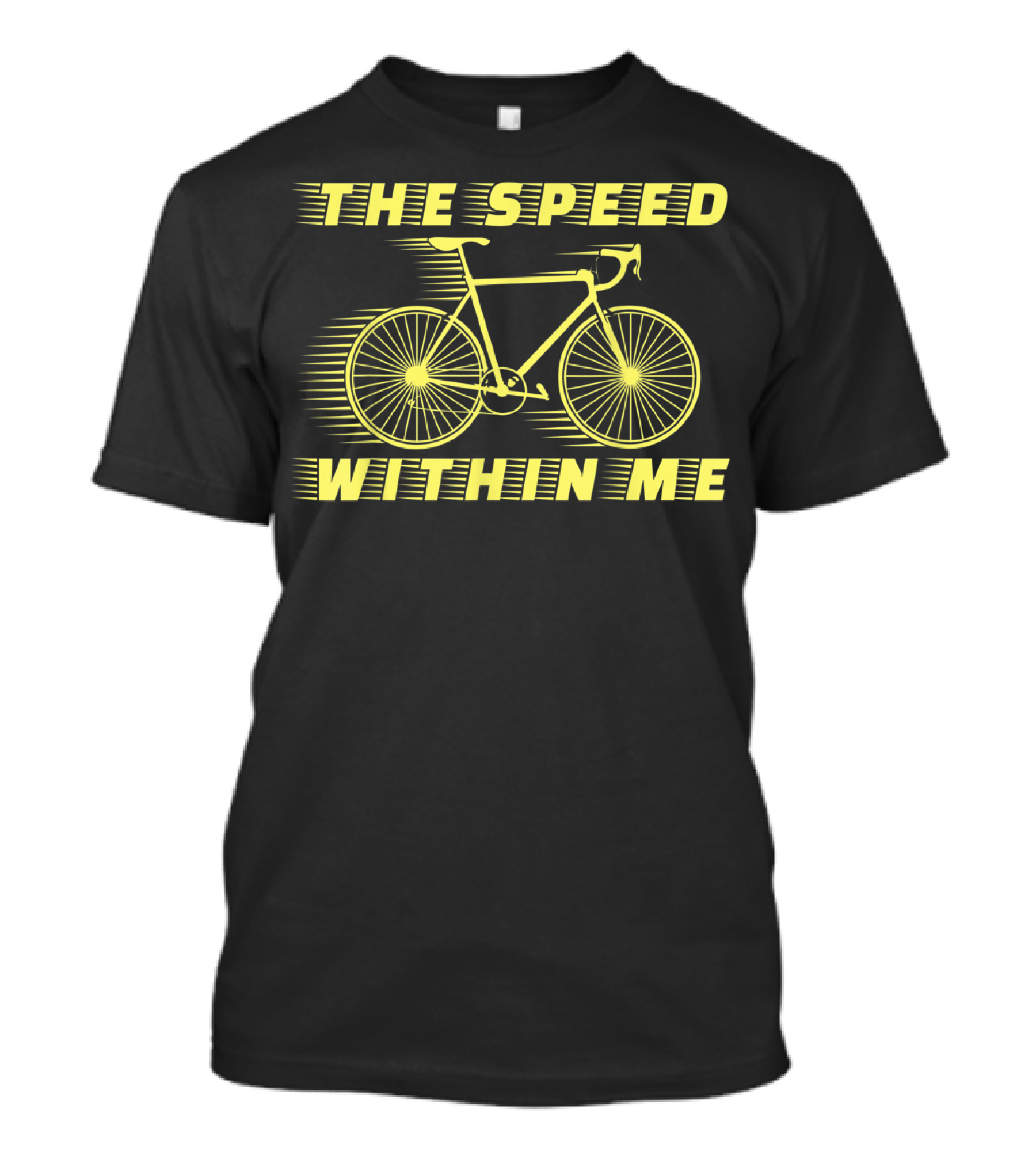 The Speed Within Me Bicycle Race Bike Speed Biking T-Shirt