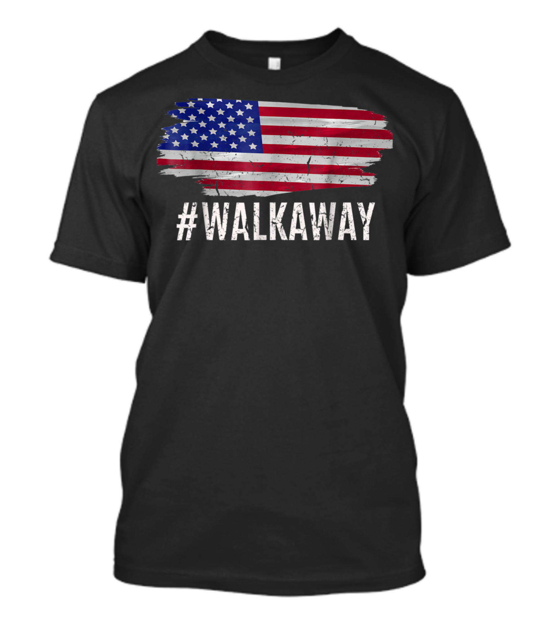 Walkaway Hashtag Walk Away American Flag Political T-Shirt