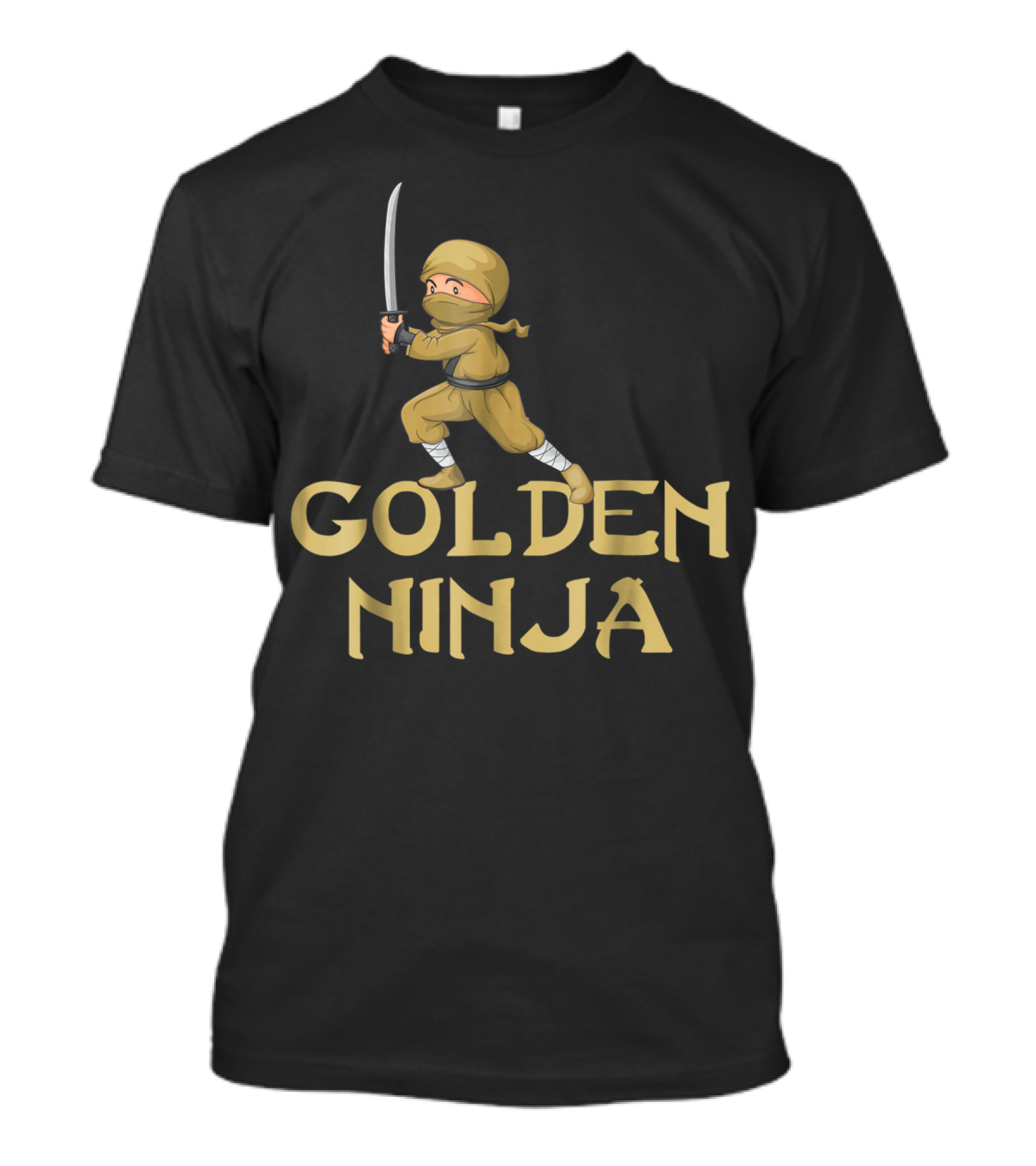 Golden Ninja Warrior Gold Ninja Perfekt T-Shirt