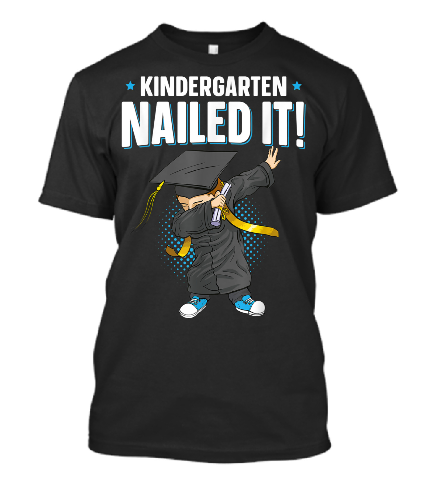 Kindergarten Nailed It Dabbing Graduation Boy T-Shirt
