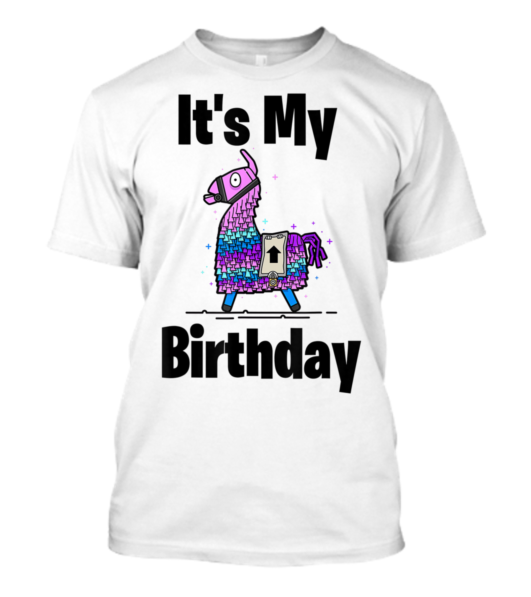 It's My Birthday Llama Purple Gamer Bday Gaming T-Shirt