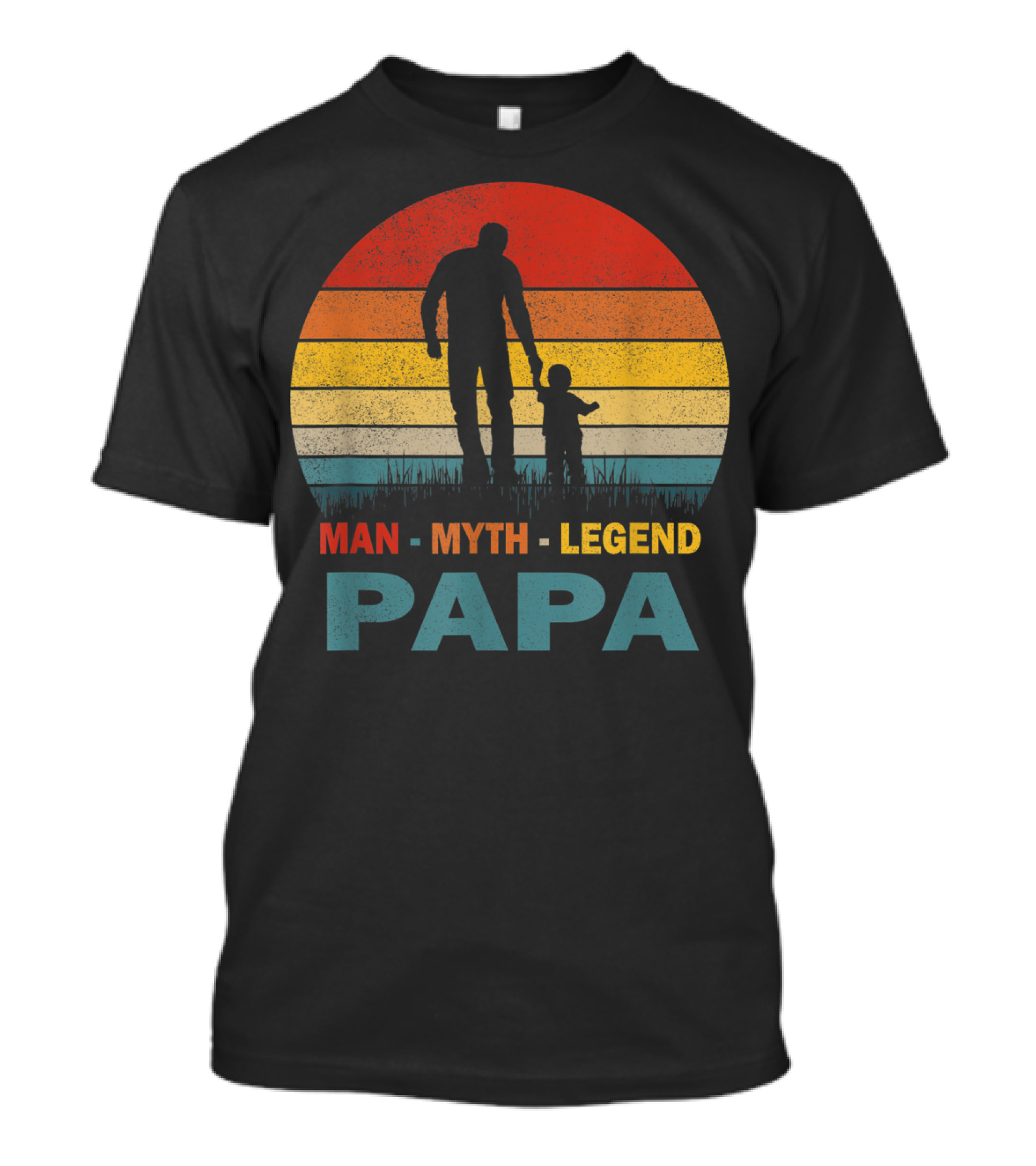 PAPA Man Myth Legend Mens Papa T-Shirt