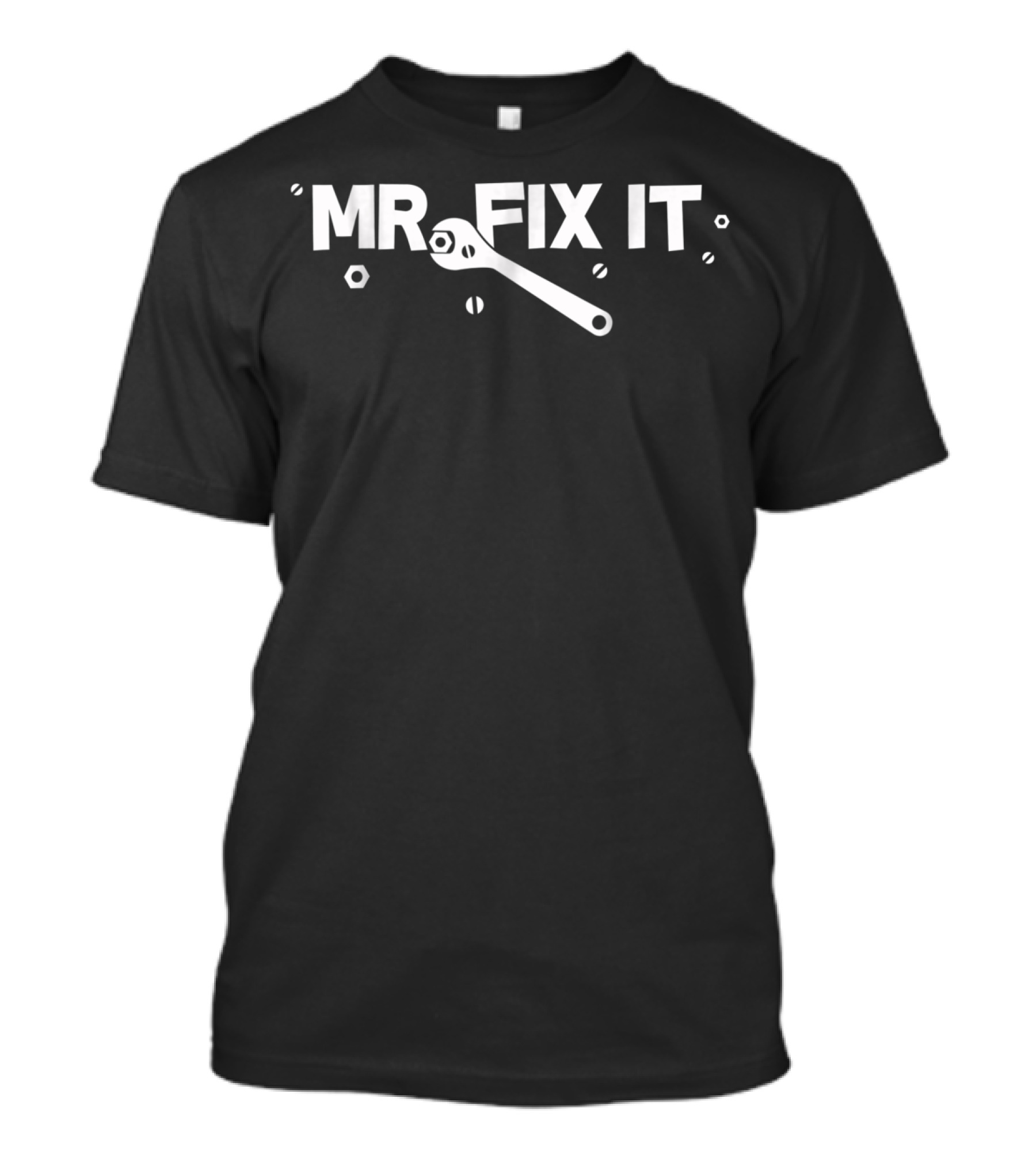 Mr Fix It Handyman Grandpa Wrench And Nuts T-Shirt