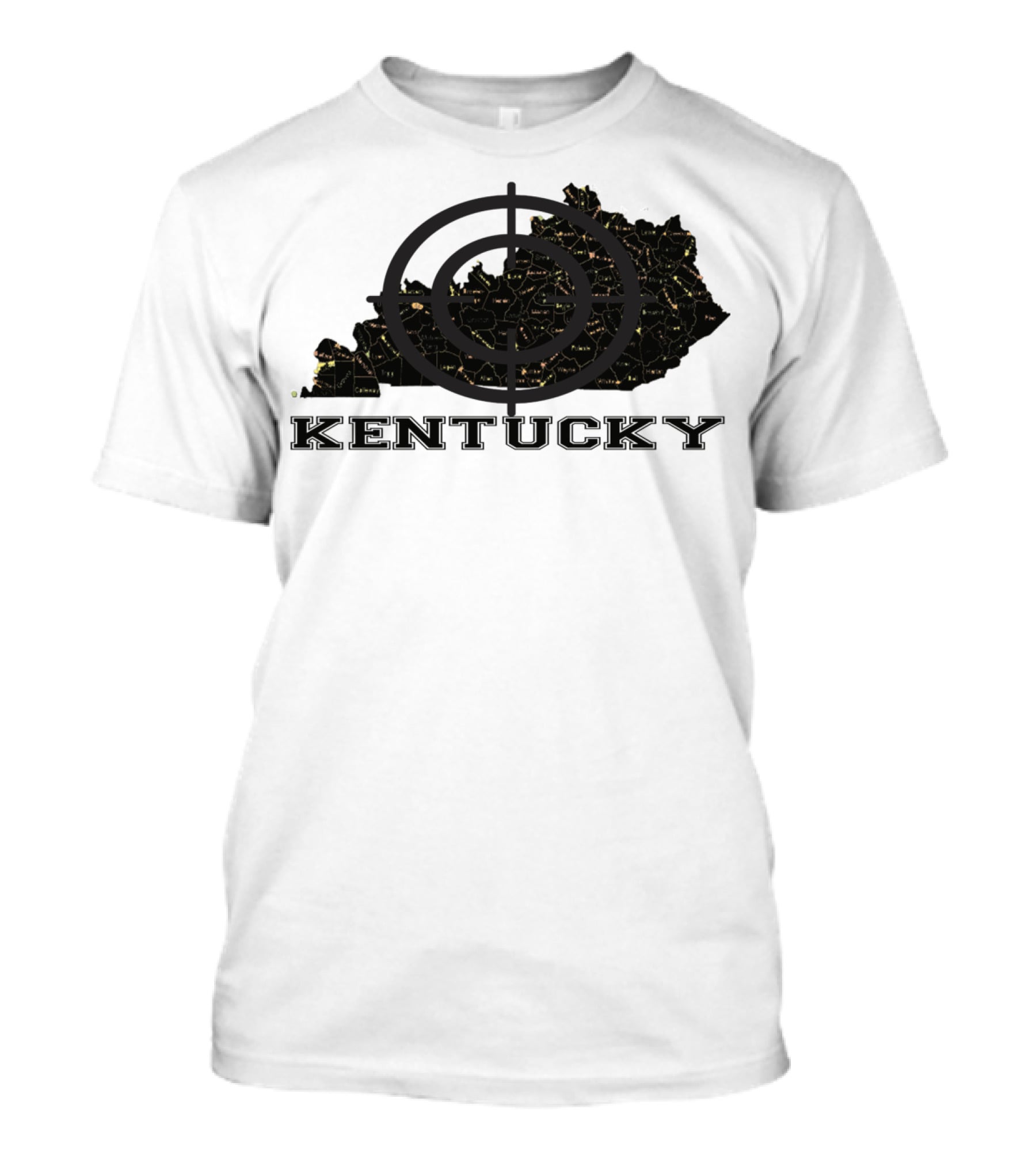 Kentucky Maps Classic Vintage Kentucky T-Shirt