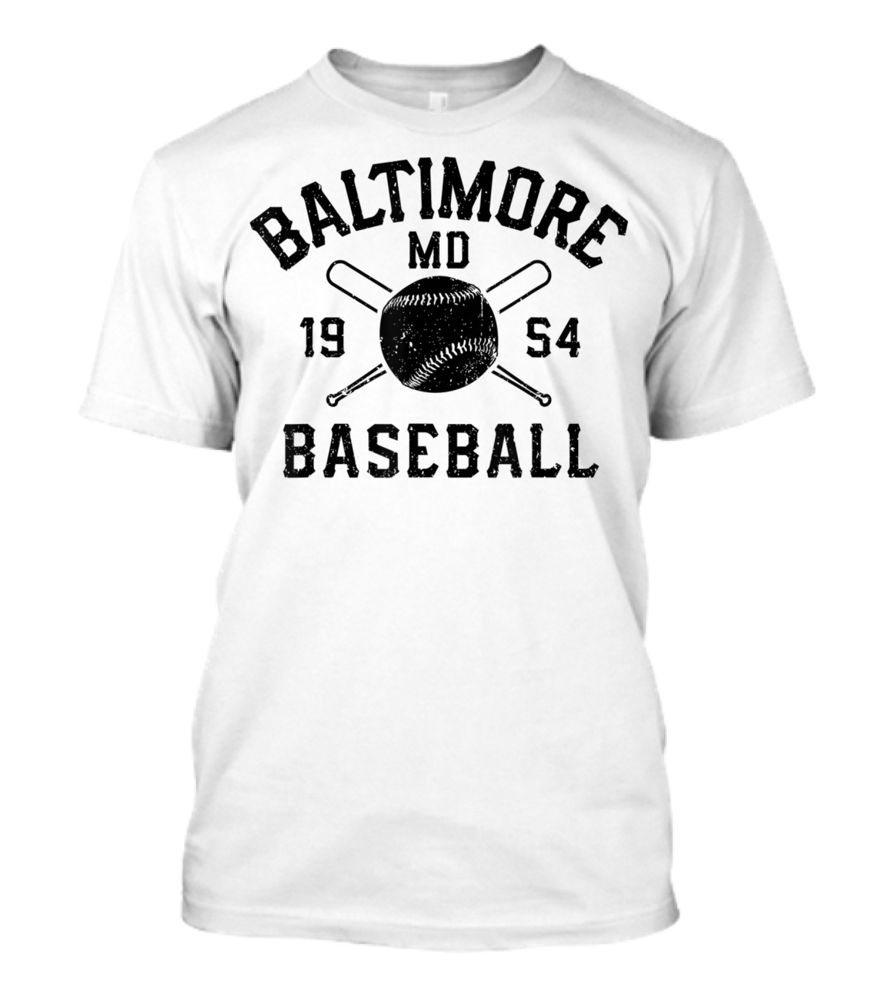 Baltimore MD Baseball 1954 Vintage Oriole T-Shirt