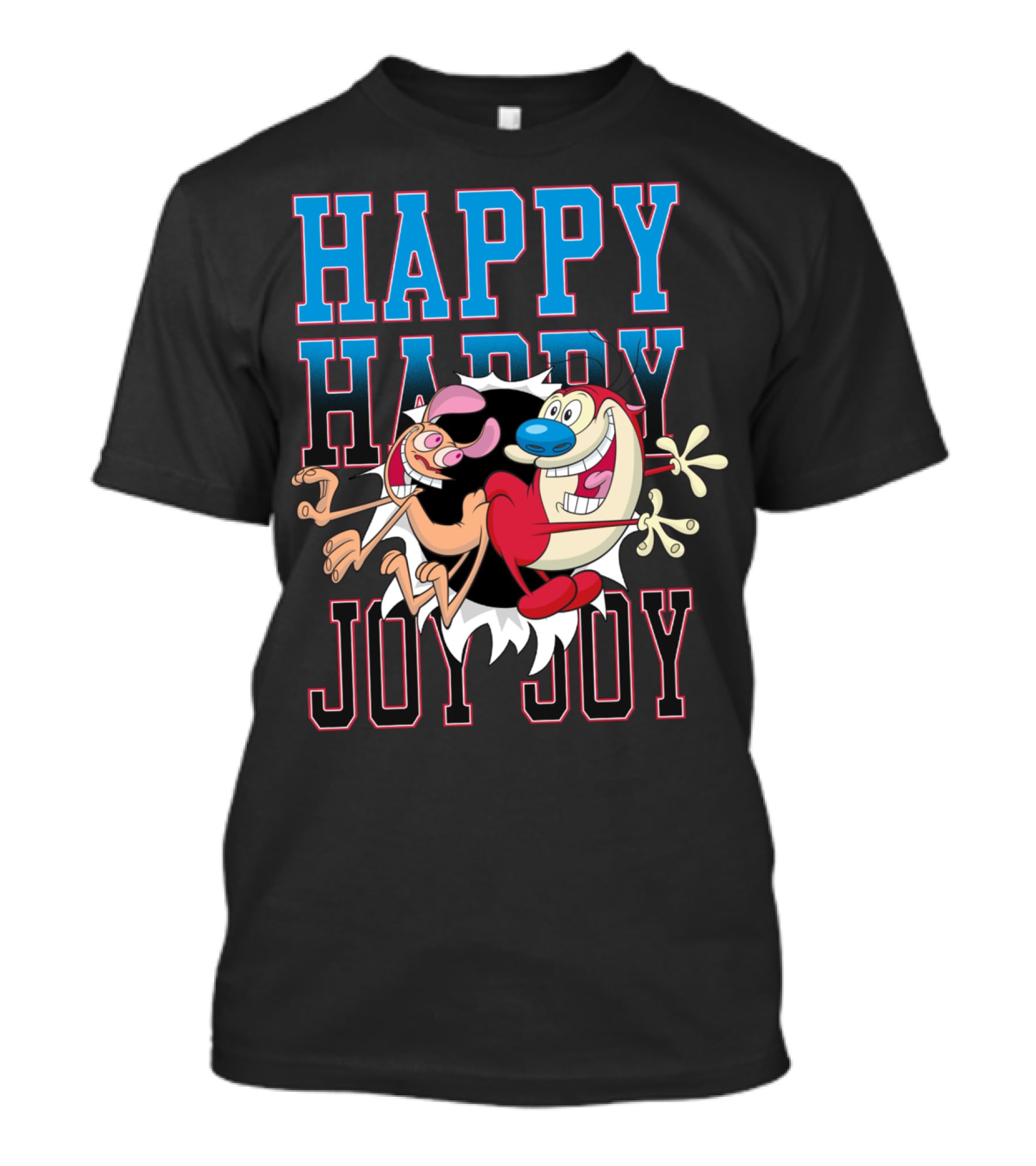 Ren And Stimpy Happy Happy Joy Joy T-Shirt