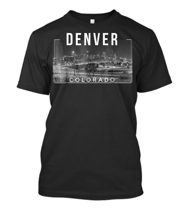 Denver Colorado Skyline Mile High Rocky Mountains T-Shirt