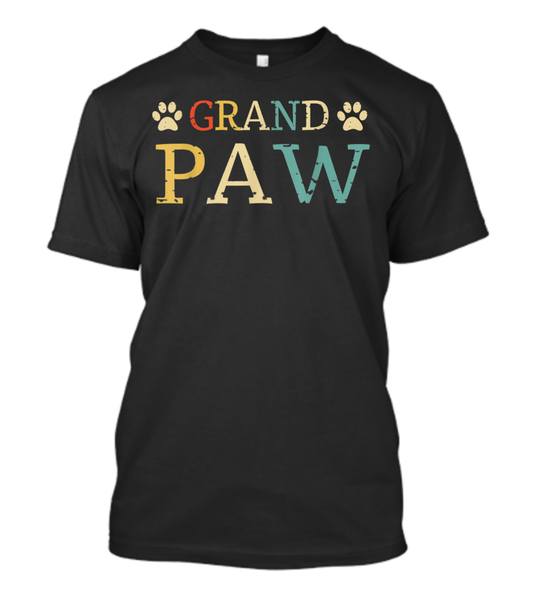 Grand Paw Dog Puppy Lovers Paw Prints T-Shirt