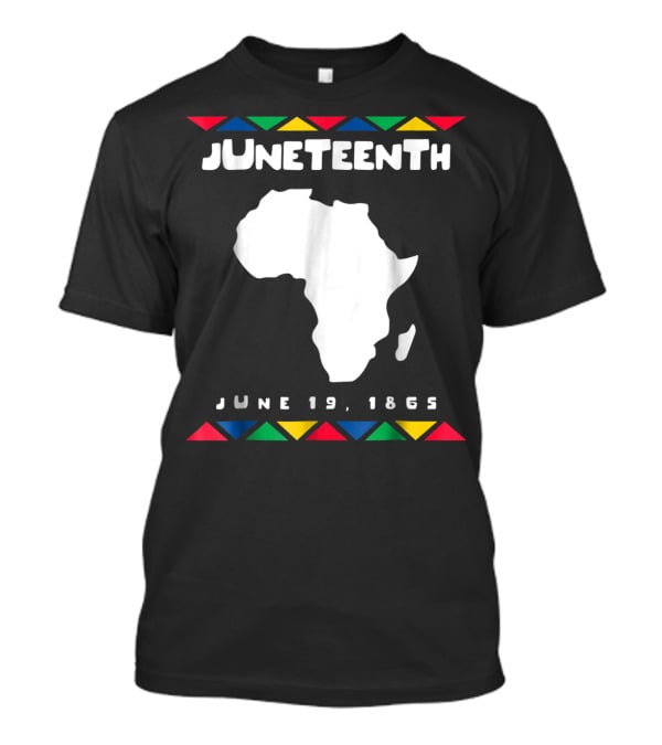 Juneteenth June 19 1865 Africa Map Emancipation Day T-Shirt
