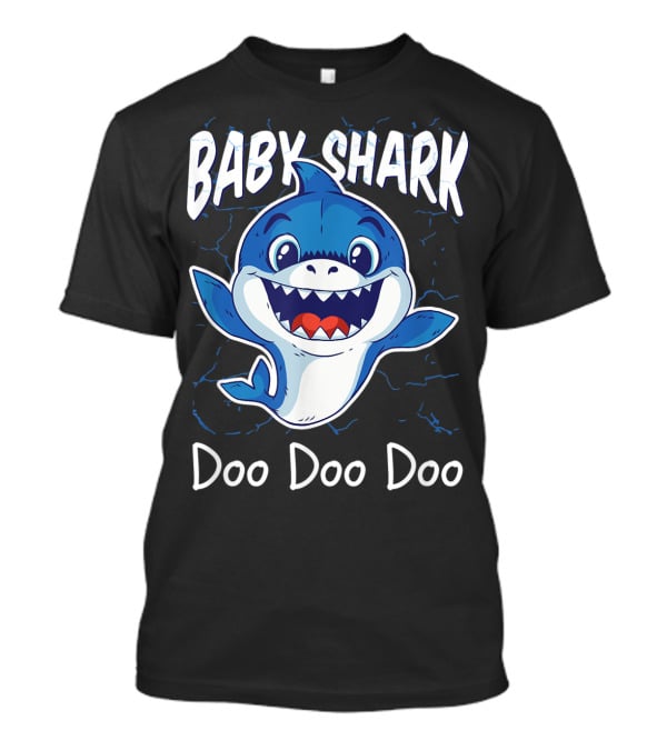 Baby Shark Doo Doo Doo Kids Birthday Party Girl T-Shirt