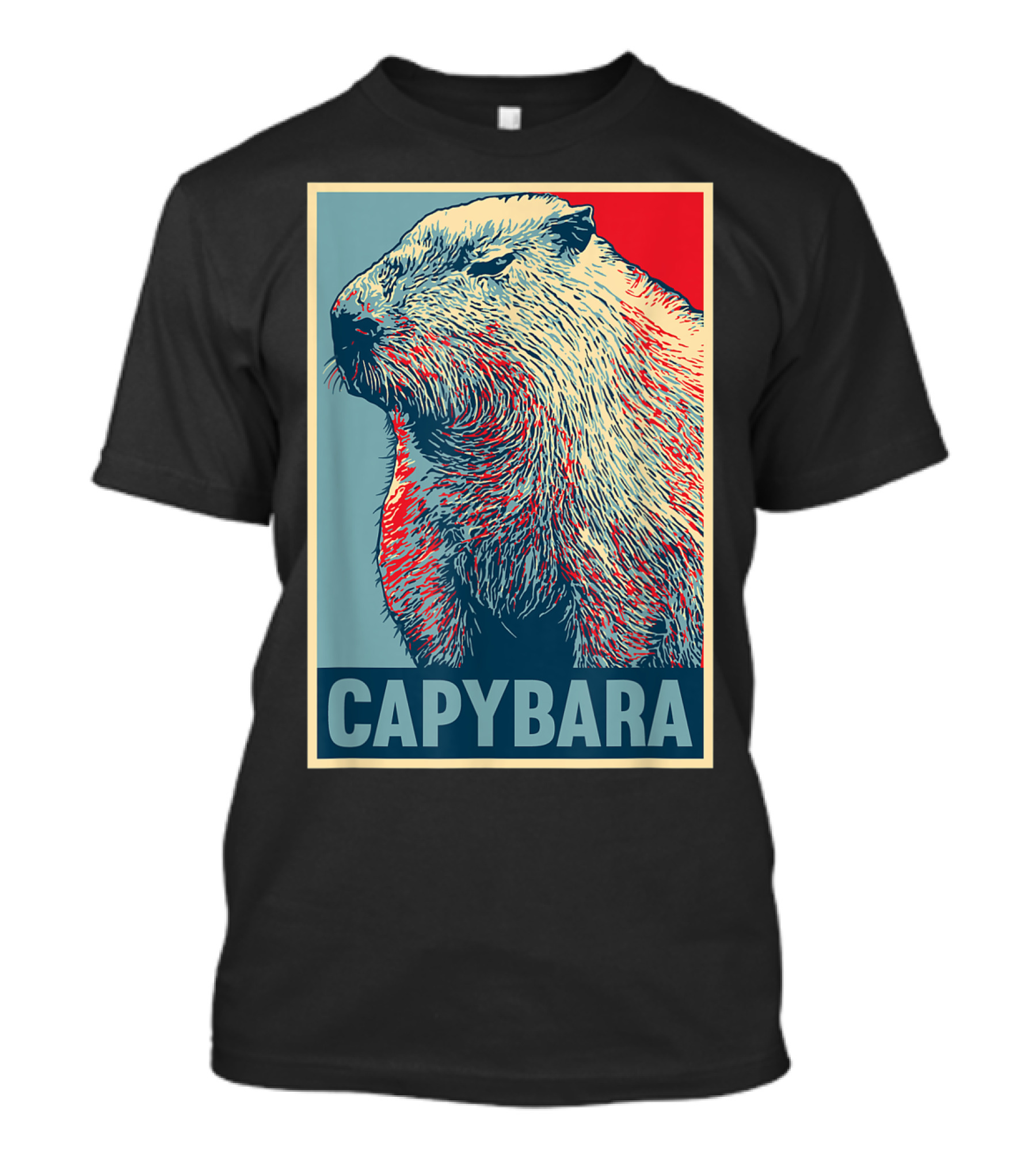 Capybara Funny Vegan Animal Lovers T-Shirt