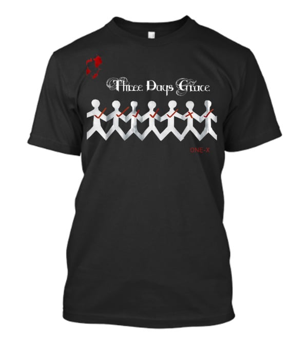 Three Days Grace One-X Paper Doll Chain T-Shirt