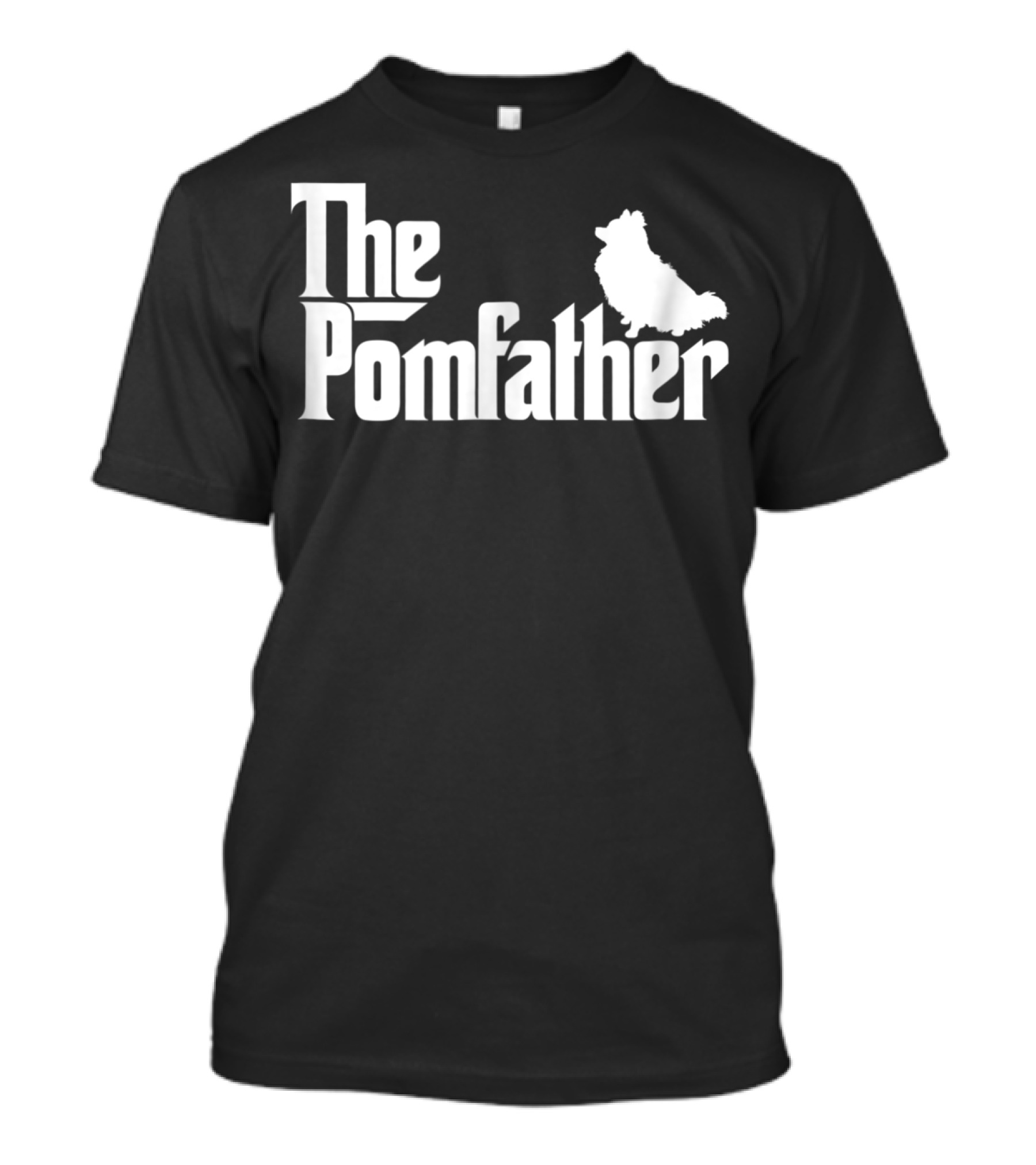 The Pomfather Mens Funny Pomeranian Dad Father T-Shirt