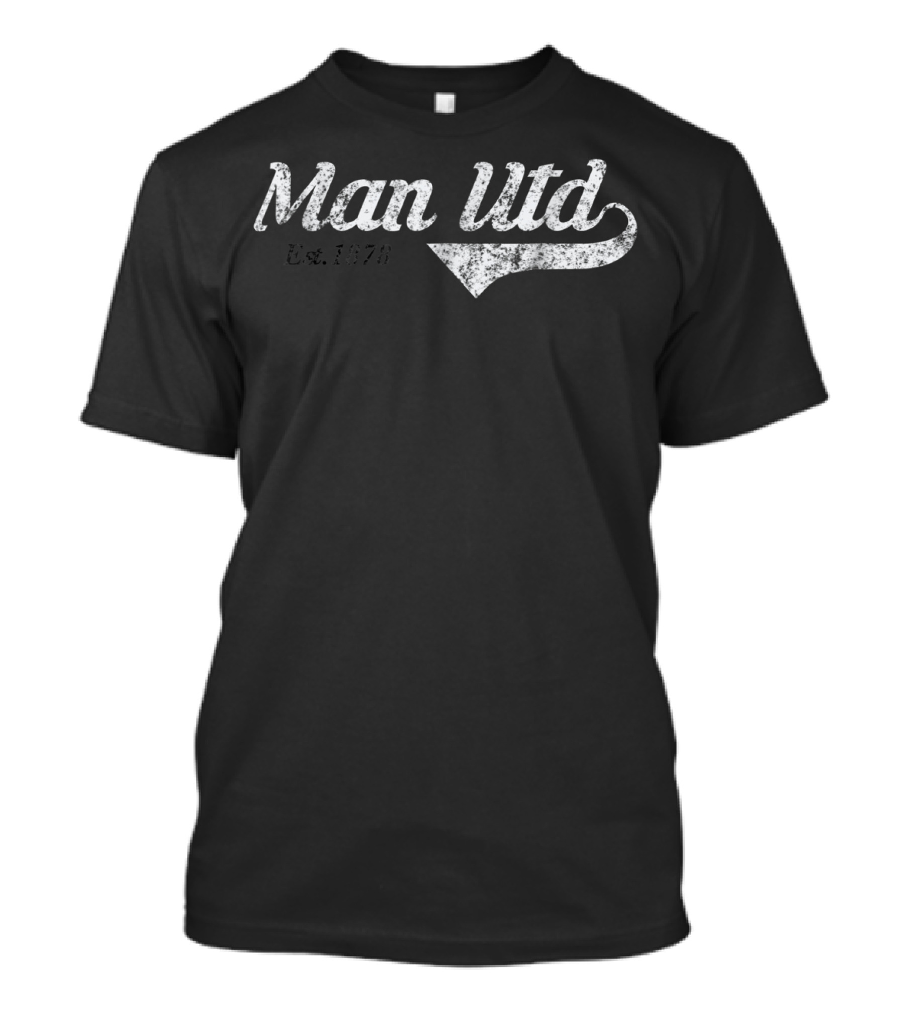Man Utd Est. 1878 Retro Soccer Jersey Red Devils Manchester T-Shirt