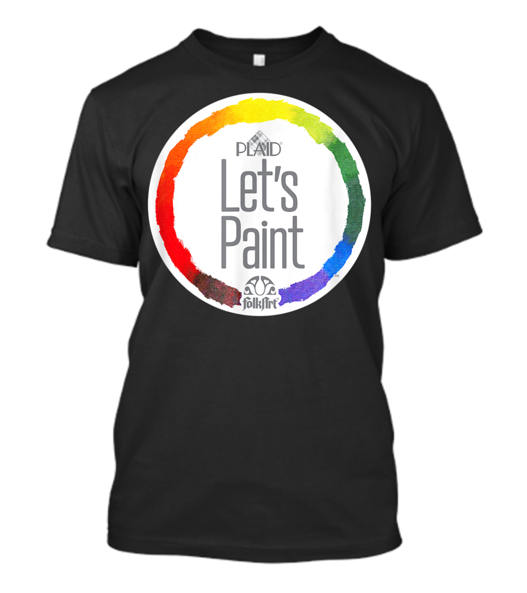Plaid FolkArt Let's Paint Color Wheel T-Shirt