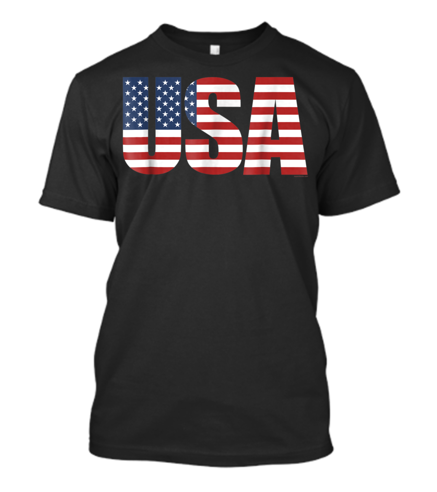 USA American Flag Patriotic Men T-Shirt