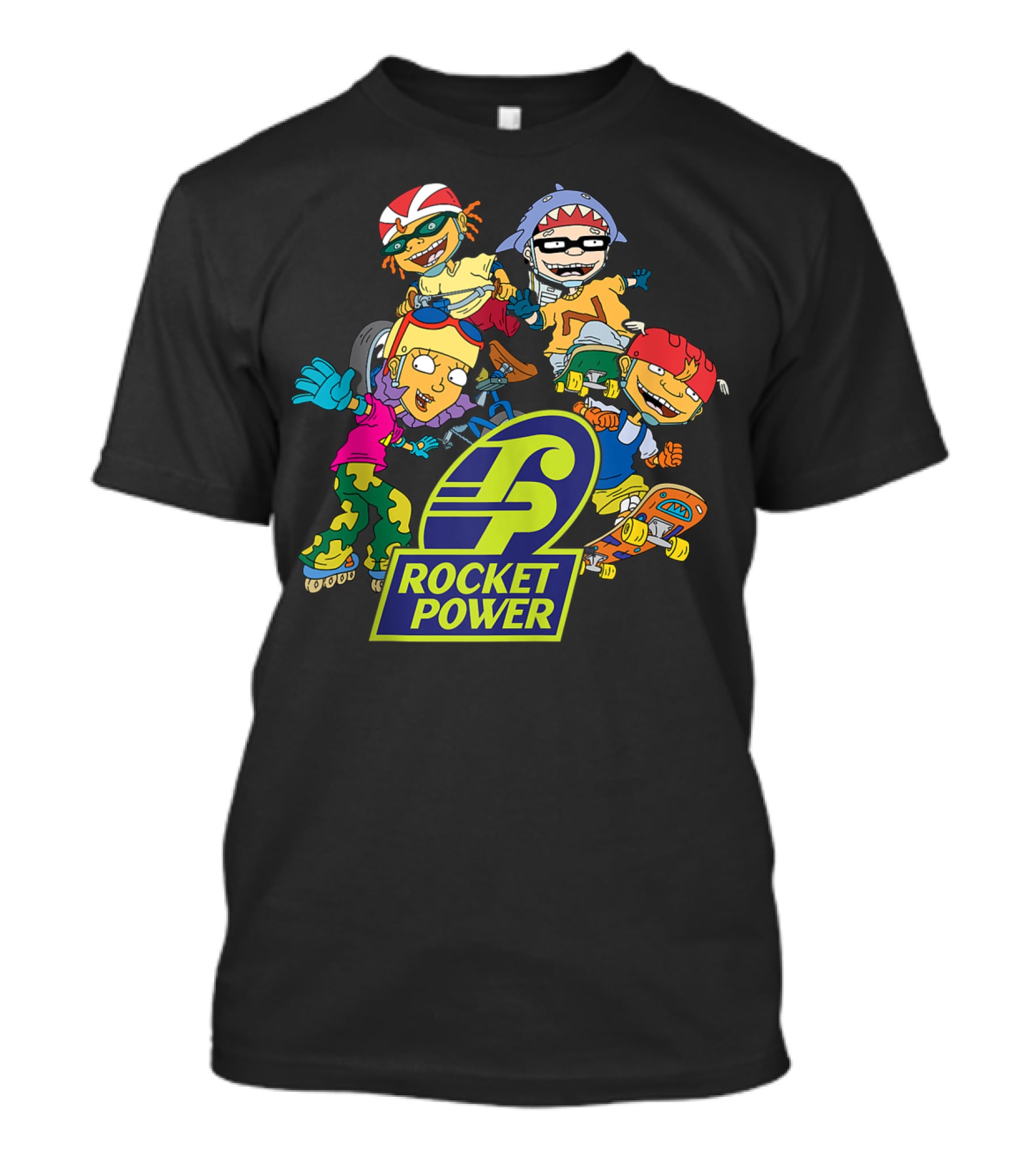 Rocket Power Characters Logo 90s Cartoon T-Shirt
