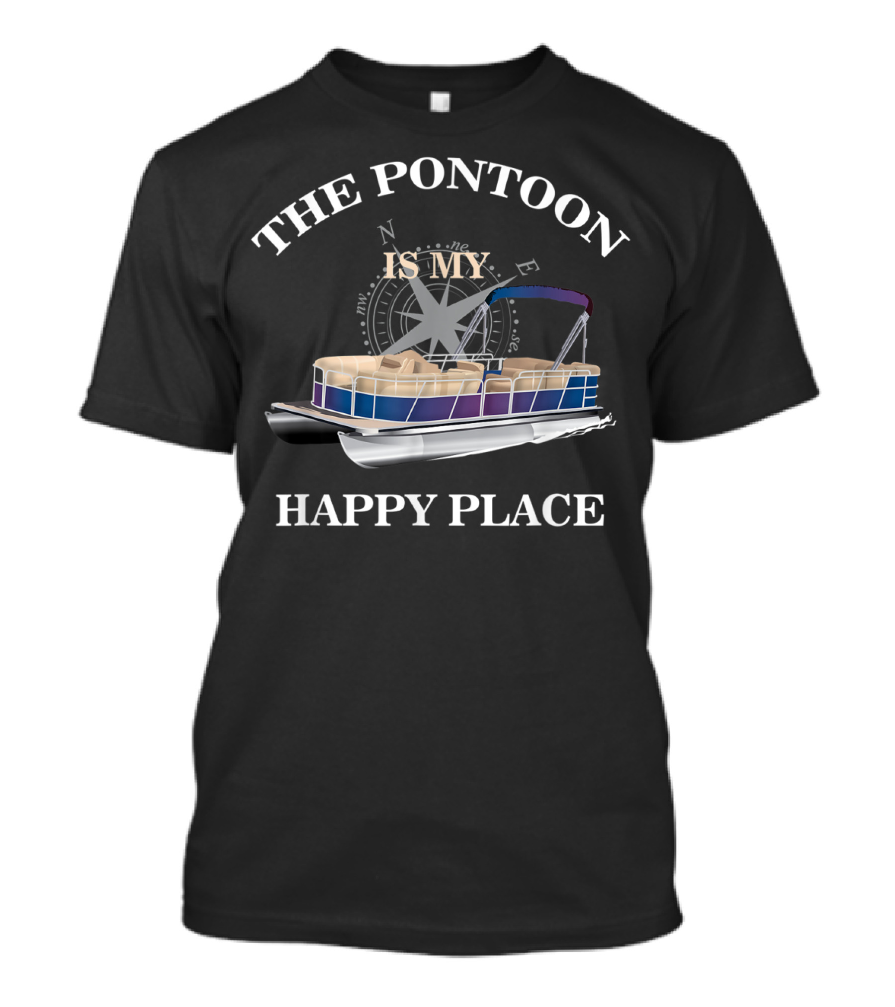 The Pontoon Is My Happy Place T-Shirt