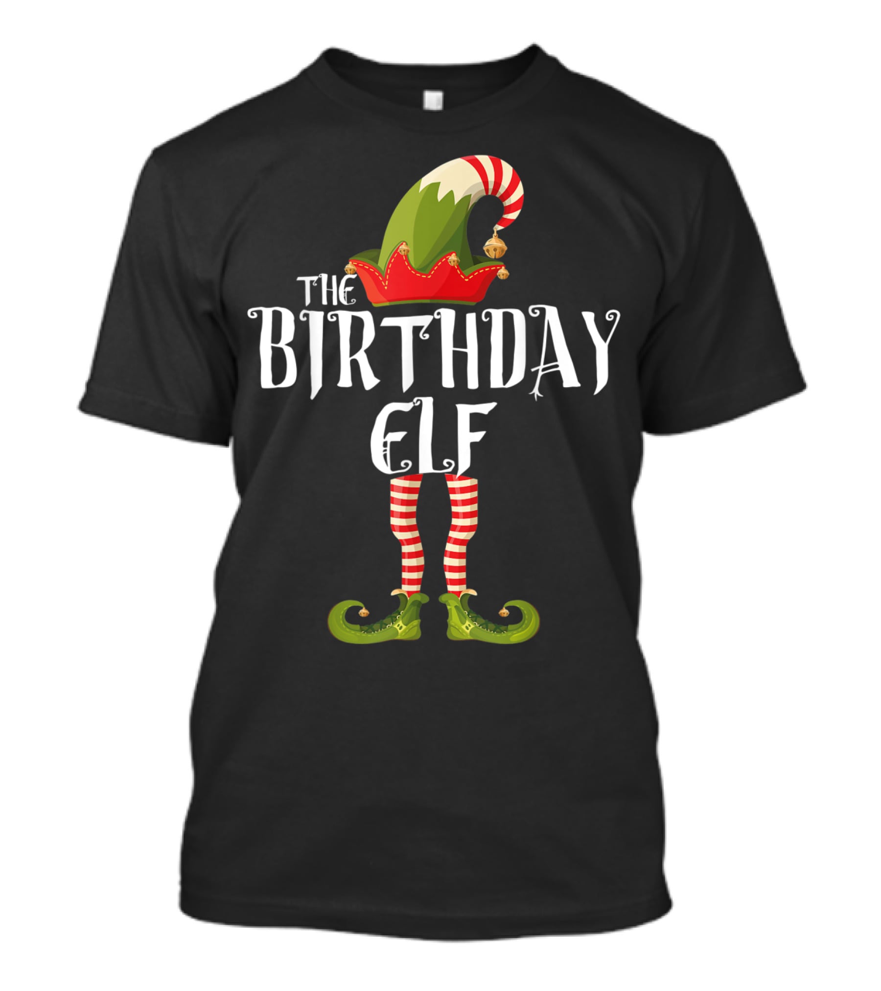 The Birthday Elf Holiday Cheer Fun Celebrations T-Shirt