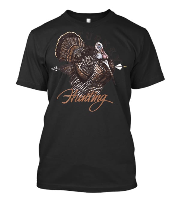Turkey Hunting Arrow Backdrop T-Shirt