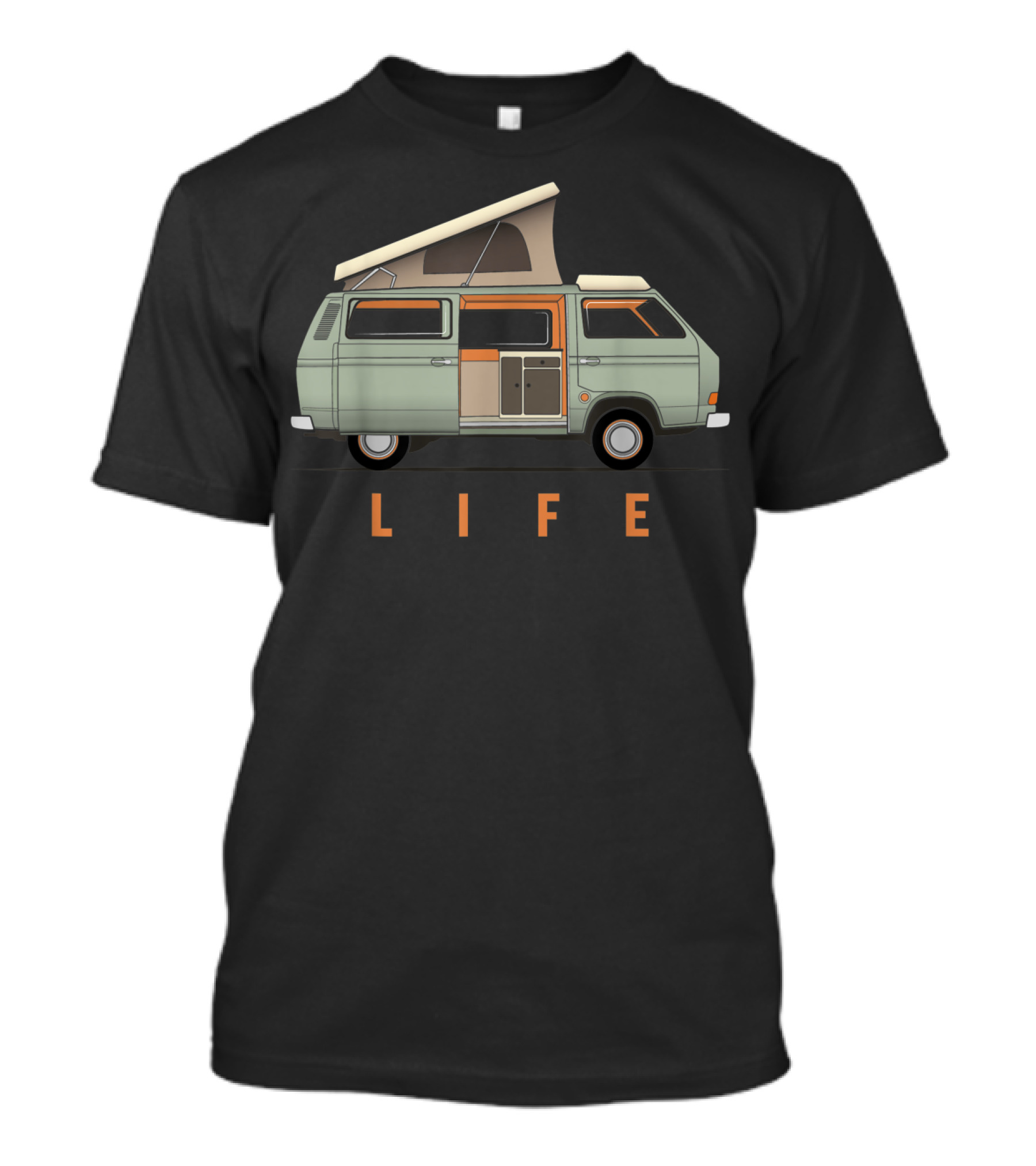 Van Life Camper Adventure Vintage Nomads Life T-Shirt