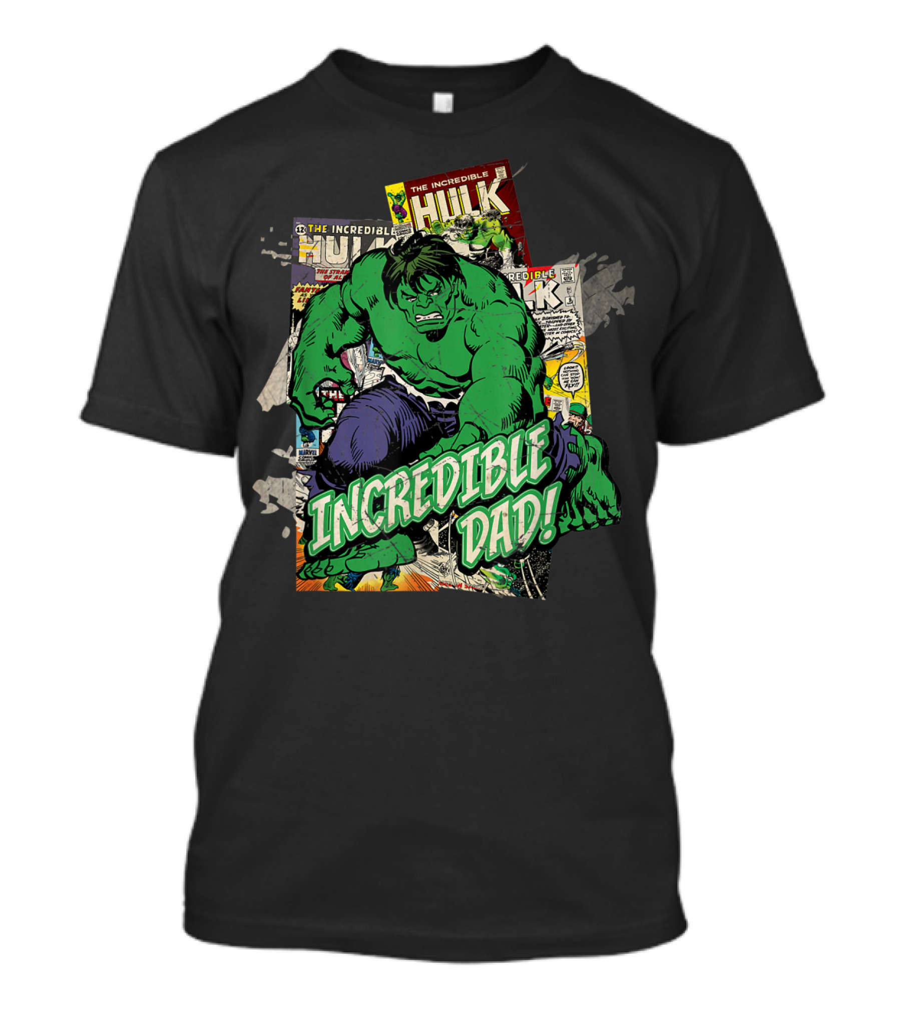 Marvel Hulk The Incredible Hulk Incredible Dad T-Shirt