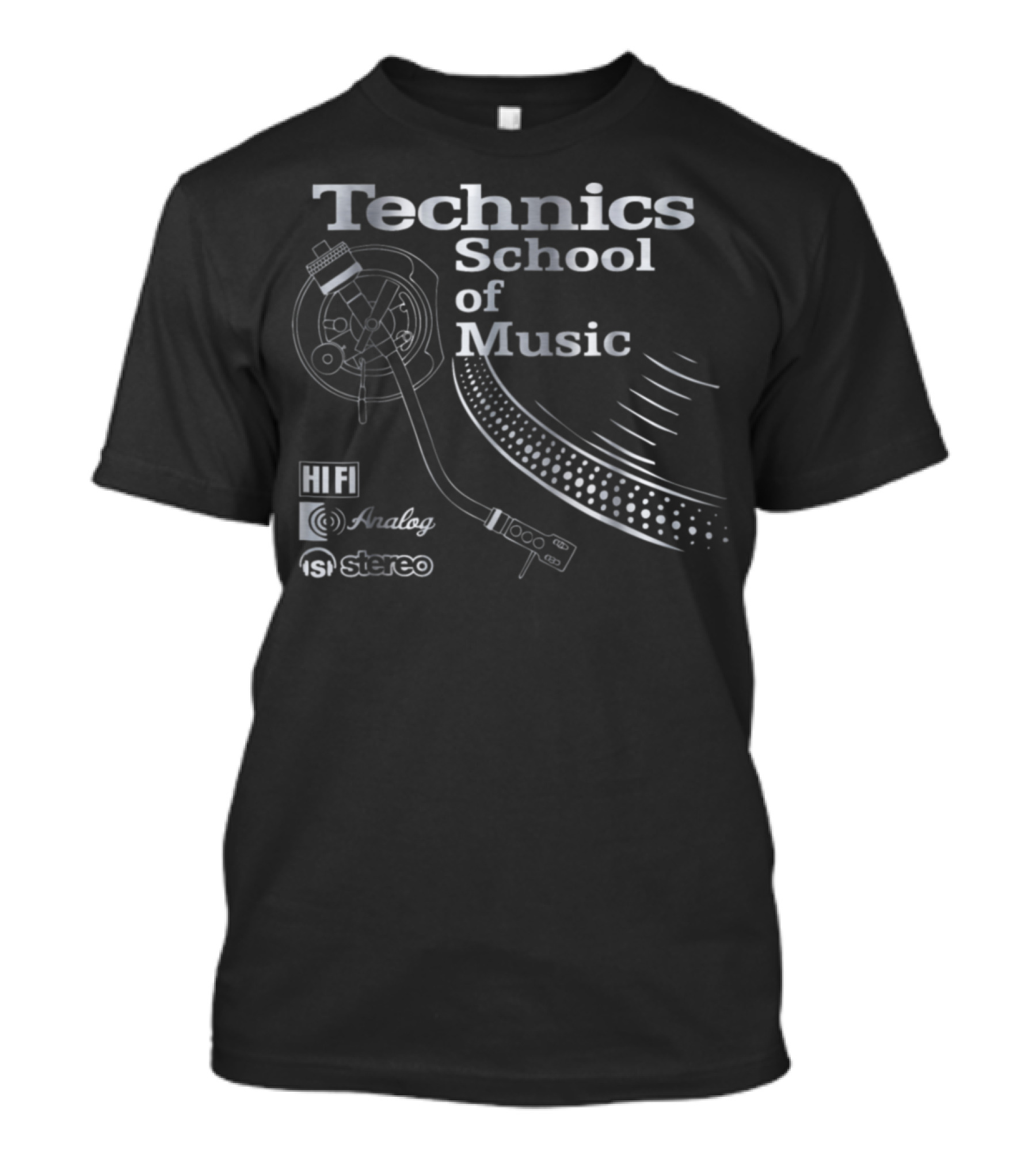 Technics School Of Music Analog Hifi Stereo Turntable T-Shirt