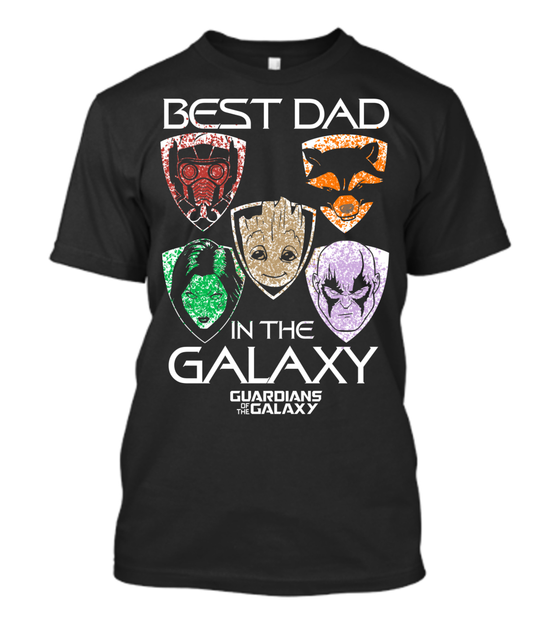 Best Dad In The Galaxy Guardians Of The Galaxy Father's Day T-Shirt