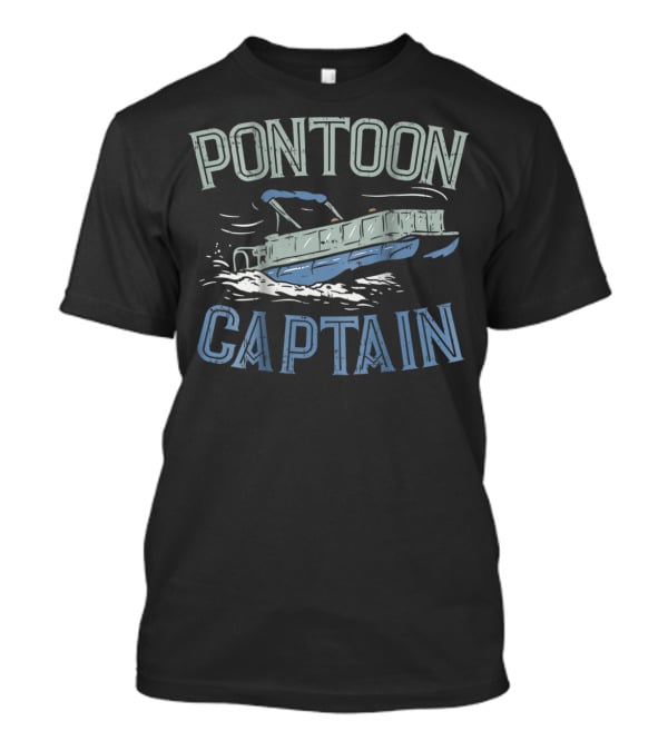 Pontoon Captain Nothing Beats Being On The Water Boating Adventure T-Shirt